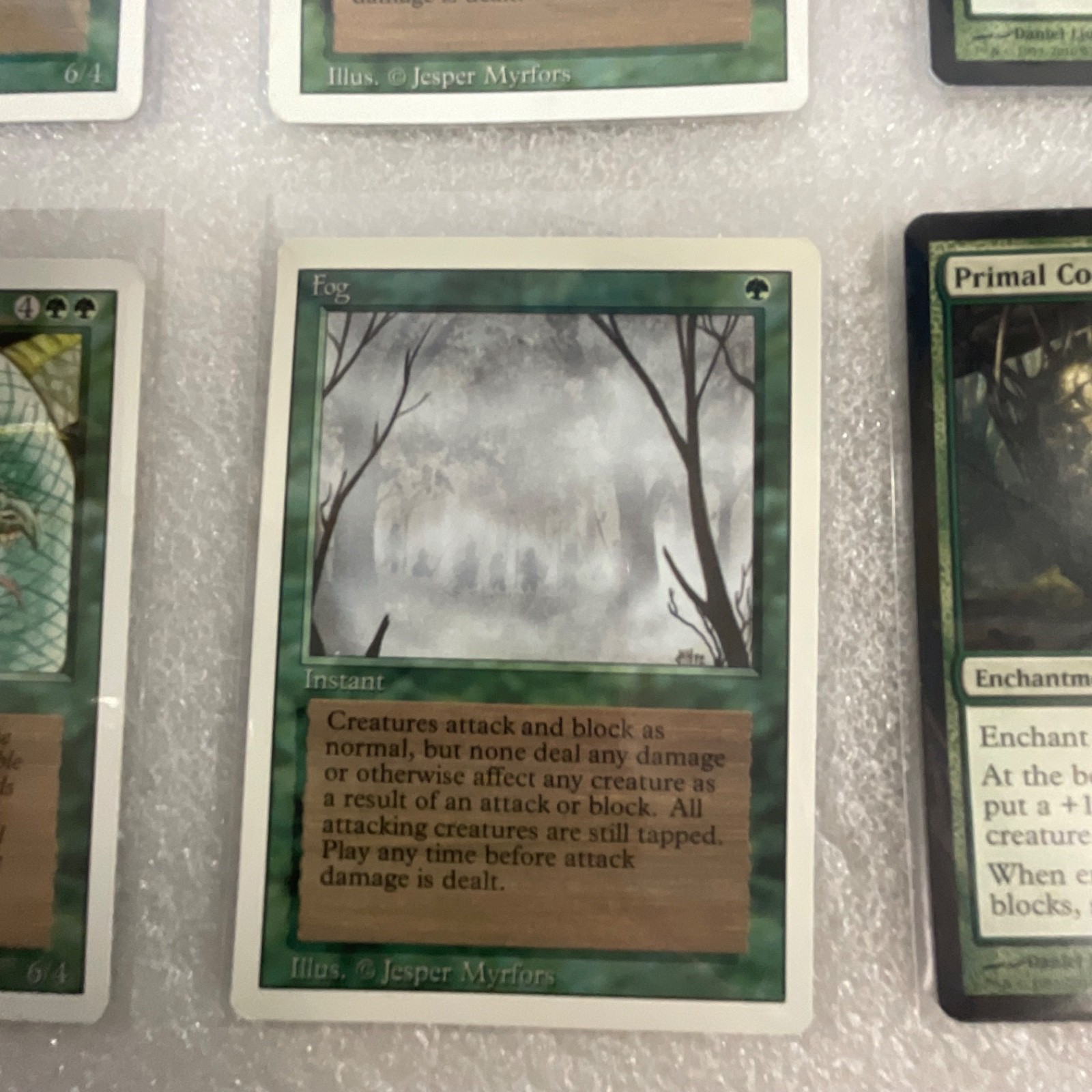 MTG 20 Card Green Lot Revised & M11 Giant Growth Craw Wurm Mixed - Image 14