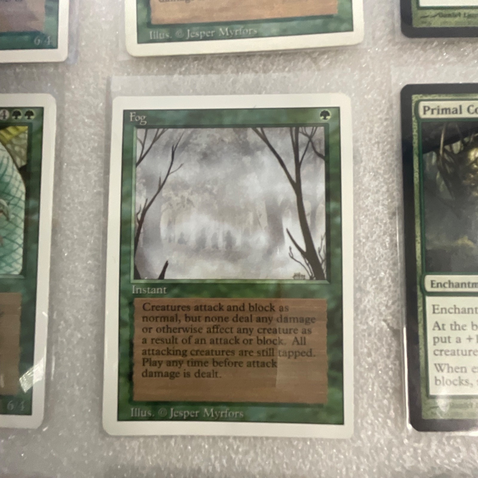 MTG 20 Card Green Lot Revised & M11 Giant Growth Craw Wurm Mixed - Image 13