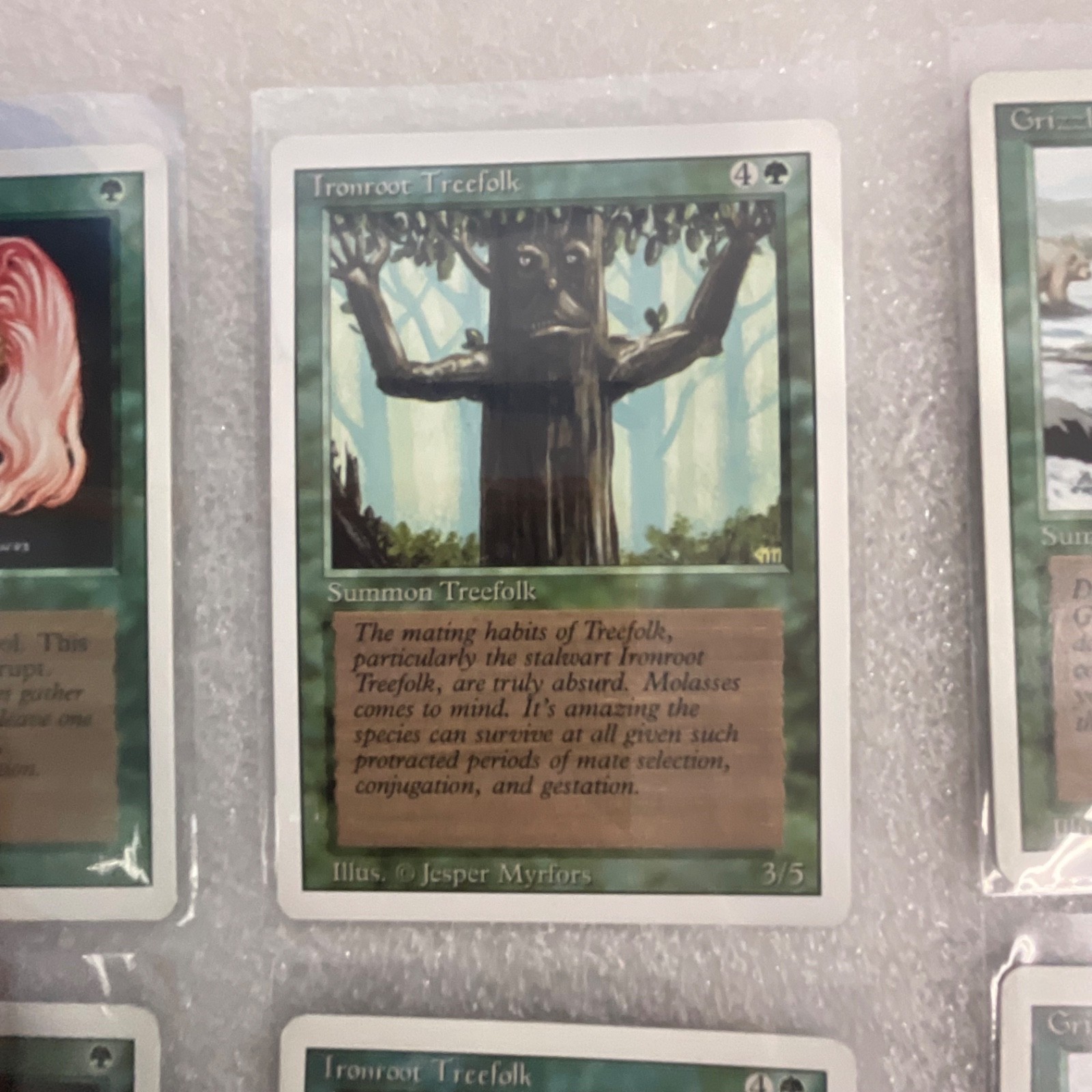 MTG 20 Card Green Lot Revised 3ED Grizzly Bears Llanowar Elves - Image 11