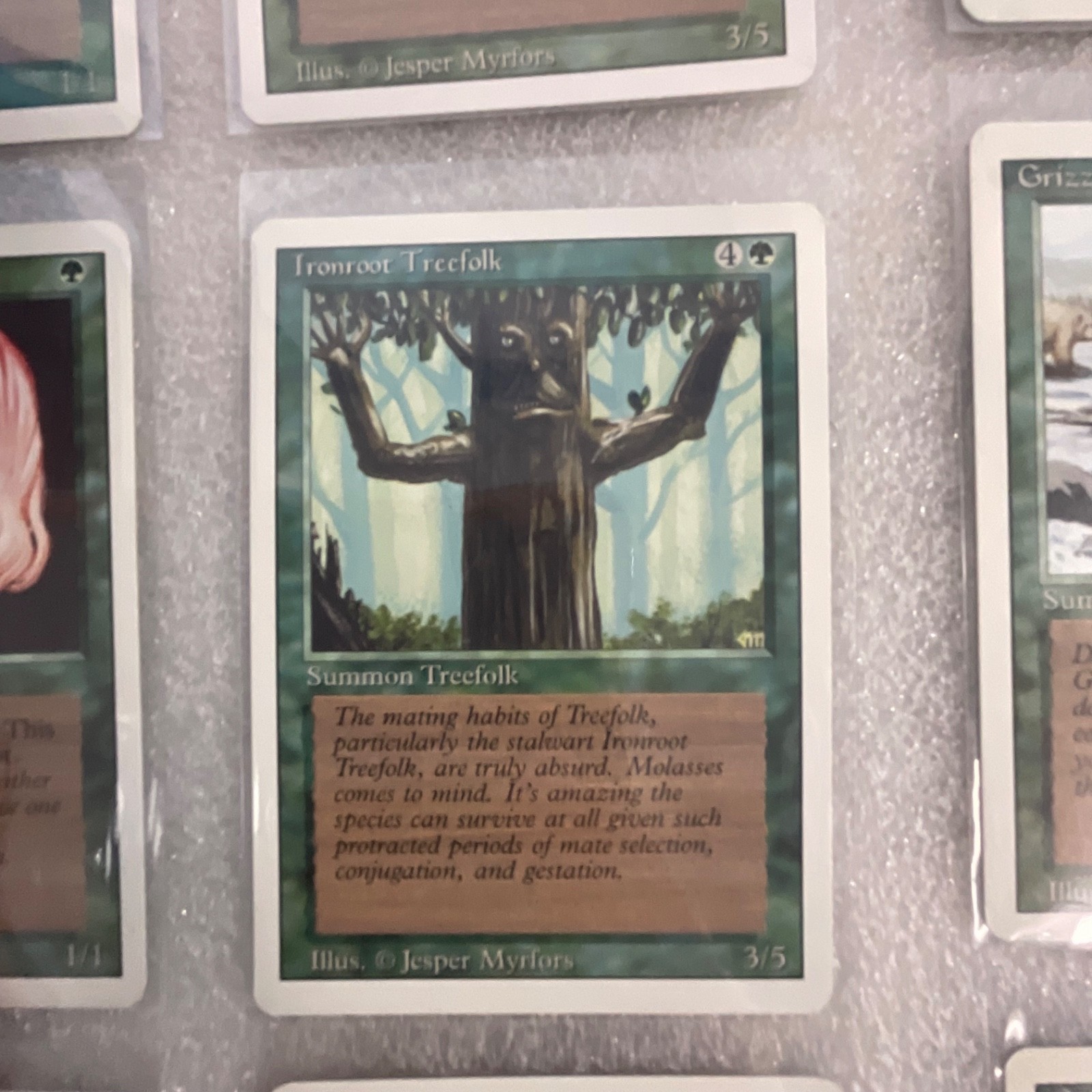 MTG 20 Card Green Lot Revised 3ED Grizzly Bears Llanowar Elves - Image 12