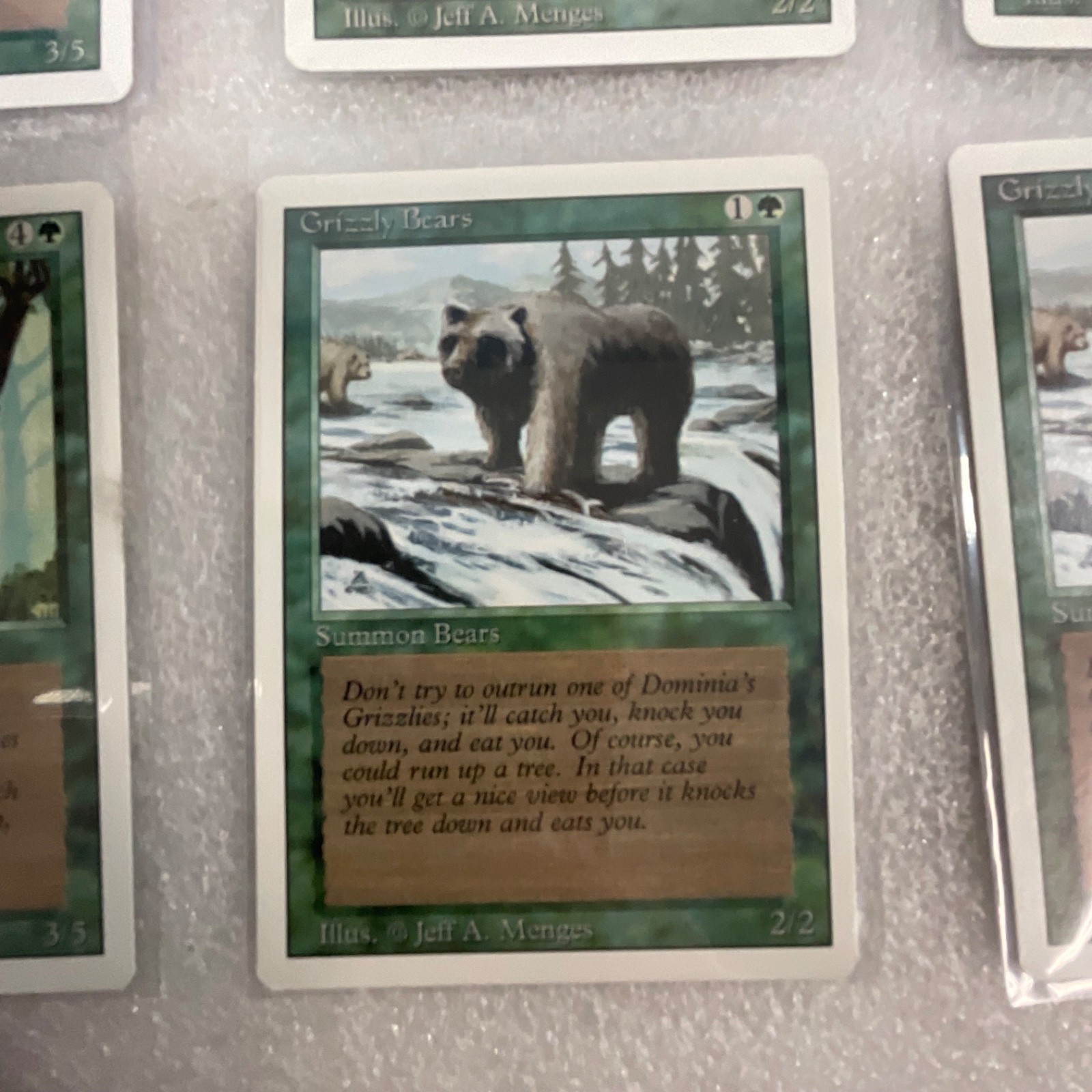 MTG 20 Card Green Lot Revised 3ED Grizzly Bears Llanowar Elves - Image 15