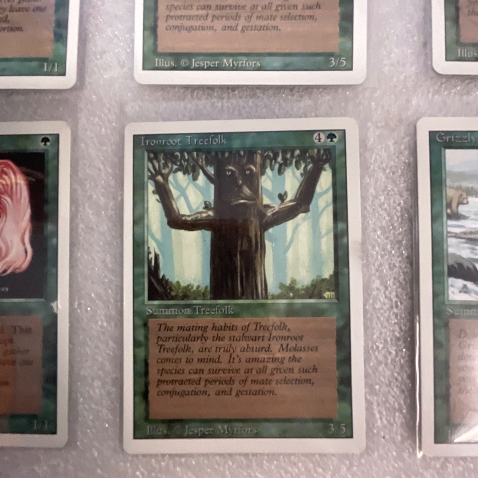 MTG 20 Card Green Lot Revised 3ED Grizzly Bears Llanowar Elves - Image 14