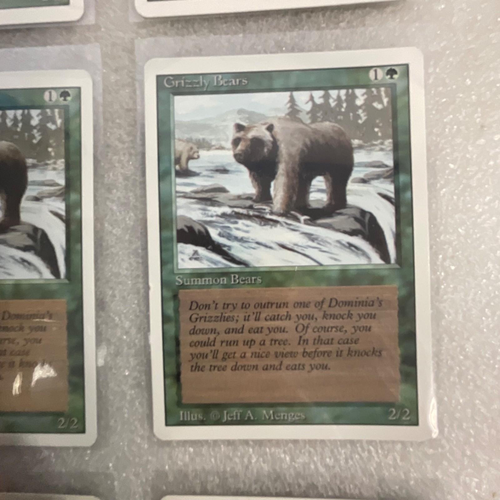 MTG 20 Card Green Lot Revised 3ED Grizzly Bears Llanowar Elves - Image 20