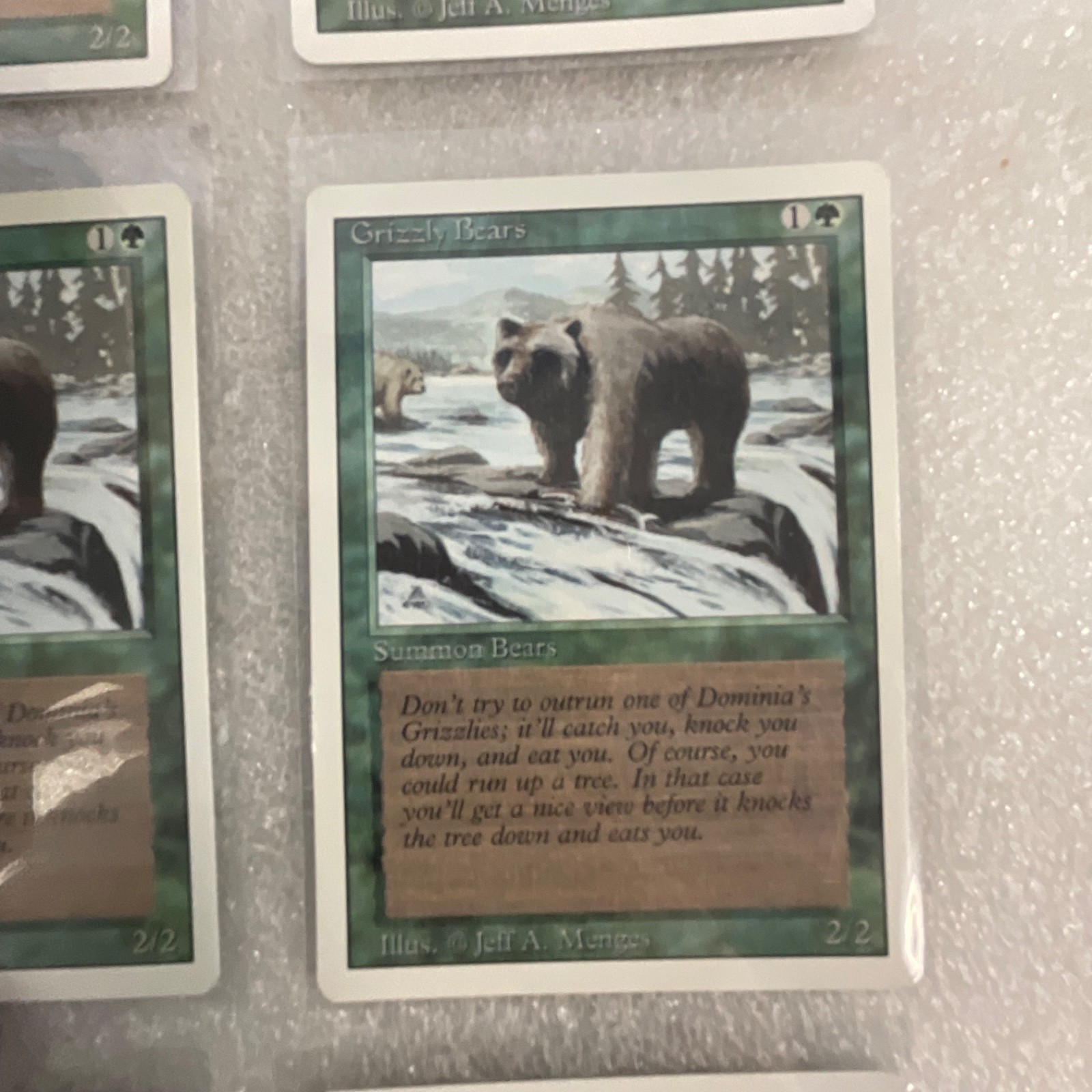 MTG 20 Card Green Lot Revised 3ED Grizzly Bears Llanowar Elves - Image 21