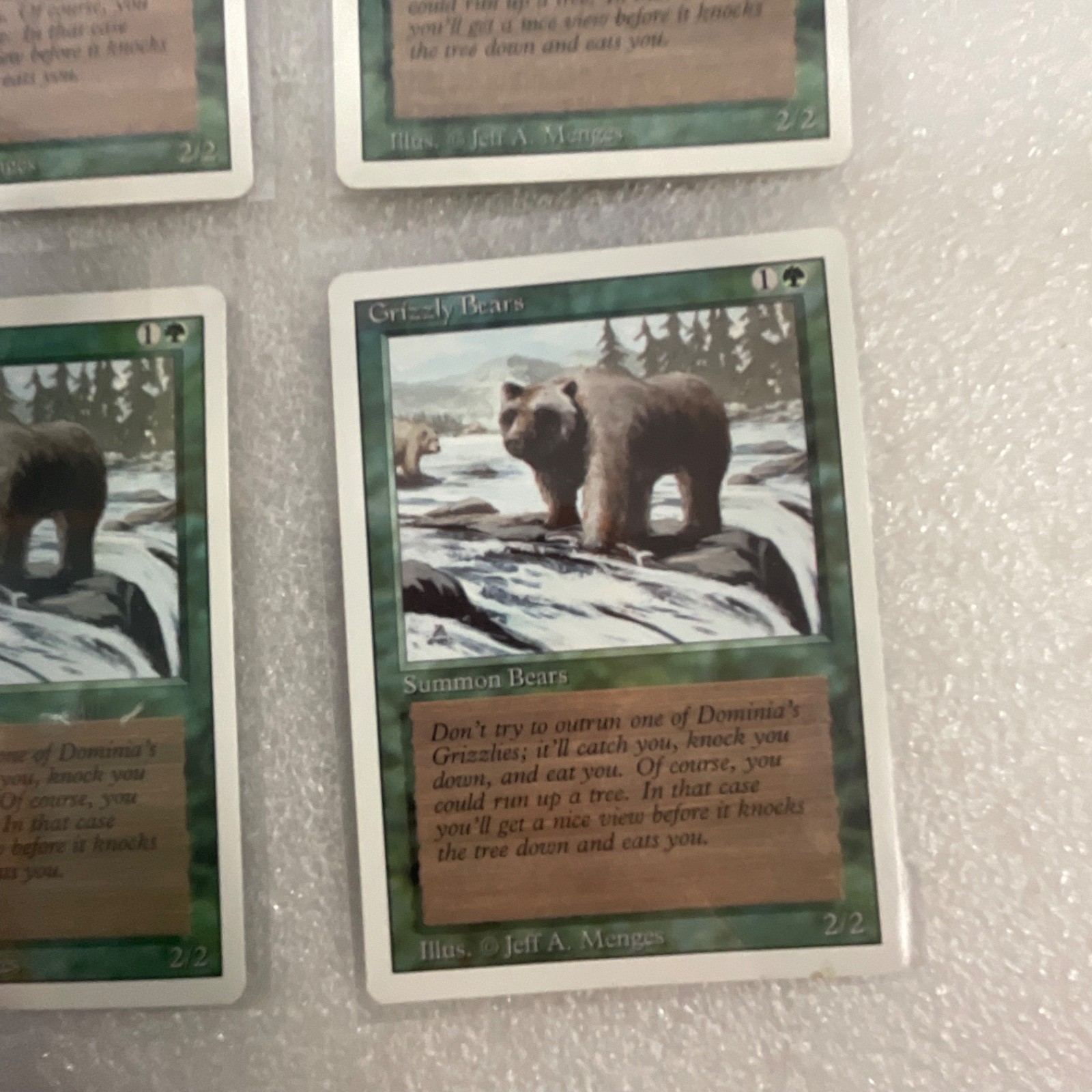 MTG 20 Card Green Lot Revised 3ED Grizzly Bears Llanowar Elves - Image 22