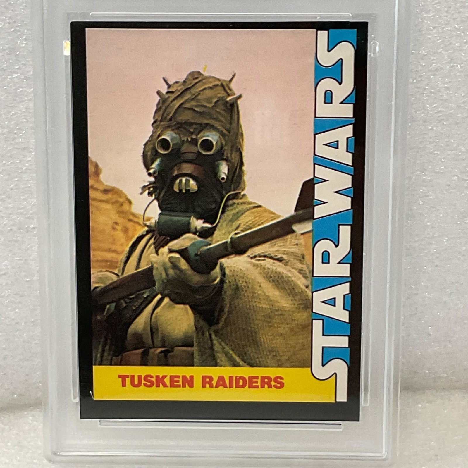 1977 Star Wars Wonder Bread #11 Tusken Raiders PSA 8 OC CERT#151033756 - Image 4
