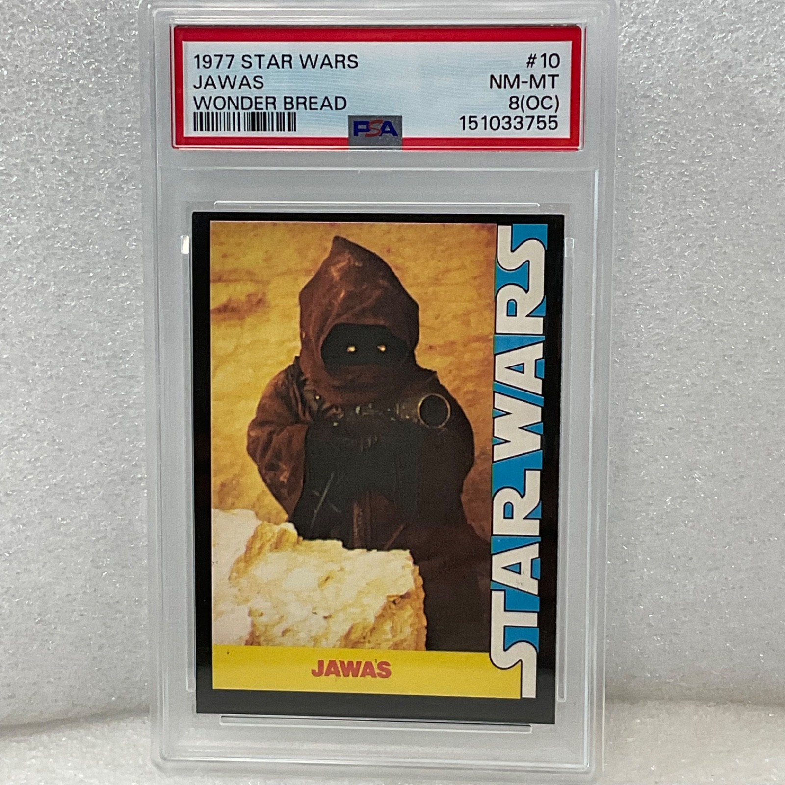 Star Wars 1977 Wonder Bread Jawas #10 PSA 8 OC CERT#151033755 - Image 3
