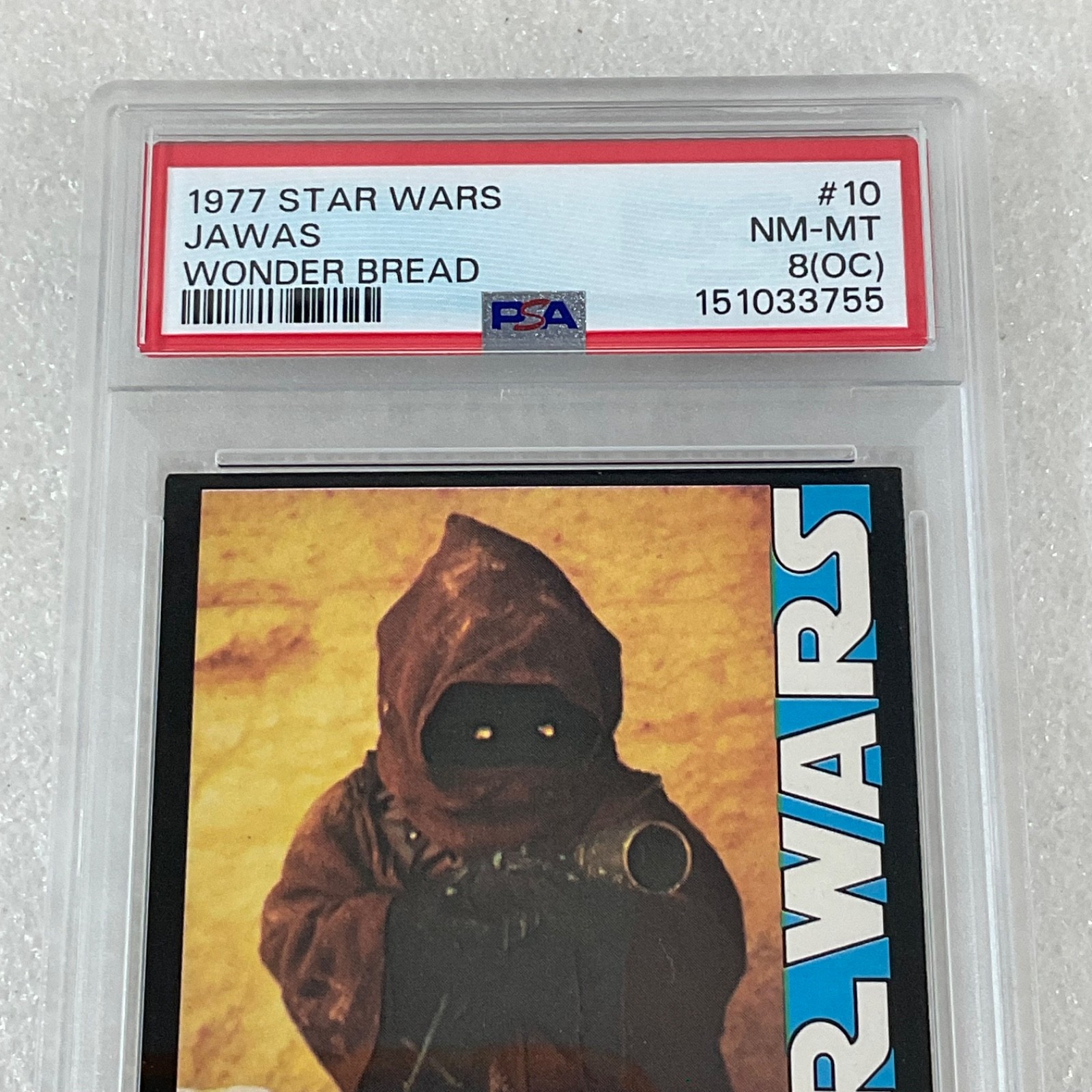 Star Wars 1977 Wonder Bread Jawas #10 PSA 8 OC CERT#151033755 - Image 7