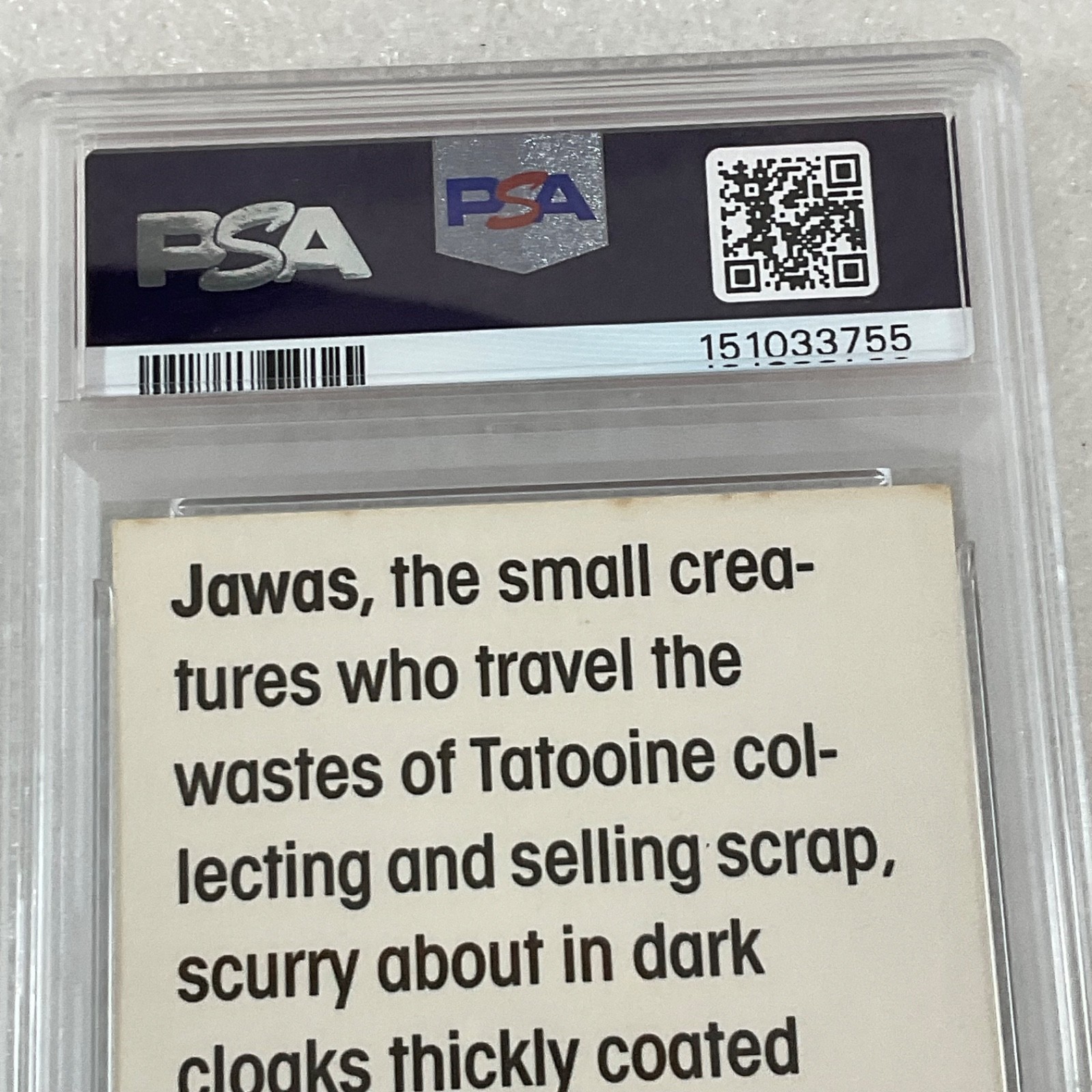 Star Wars 1977 Wonder Bread Jawas #10 PSA 8 OC CERT#151033755 - Image 13