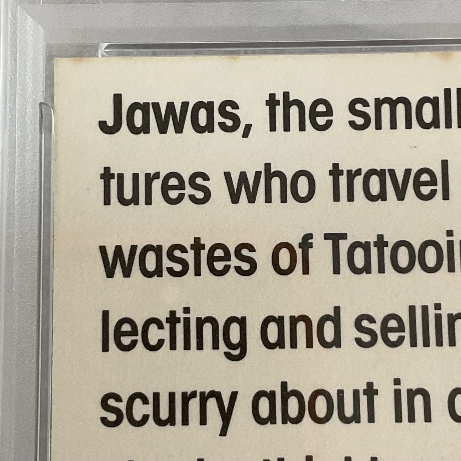 Star Wars 1977 Wonder Bread Jawas #10 PSA 8 OC CERT#151033755 - Image 14