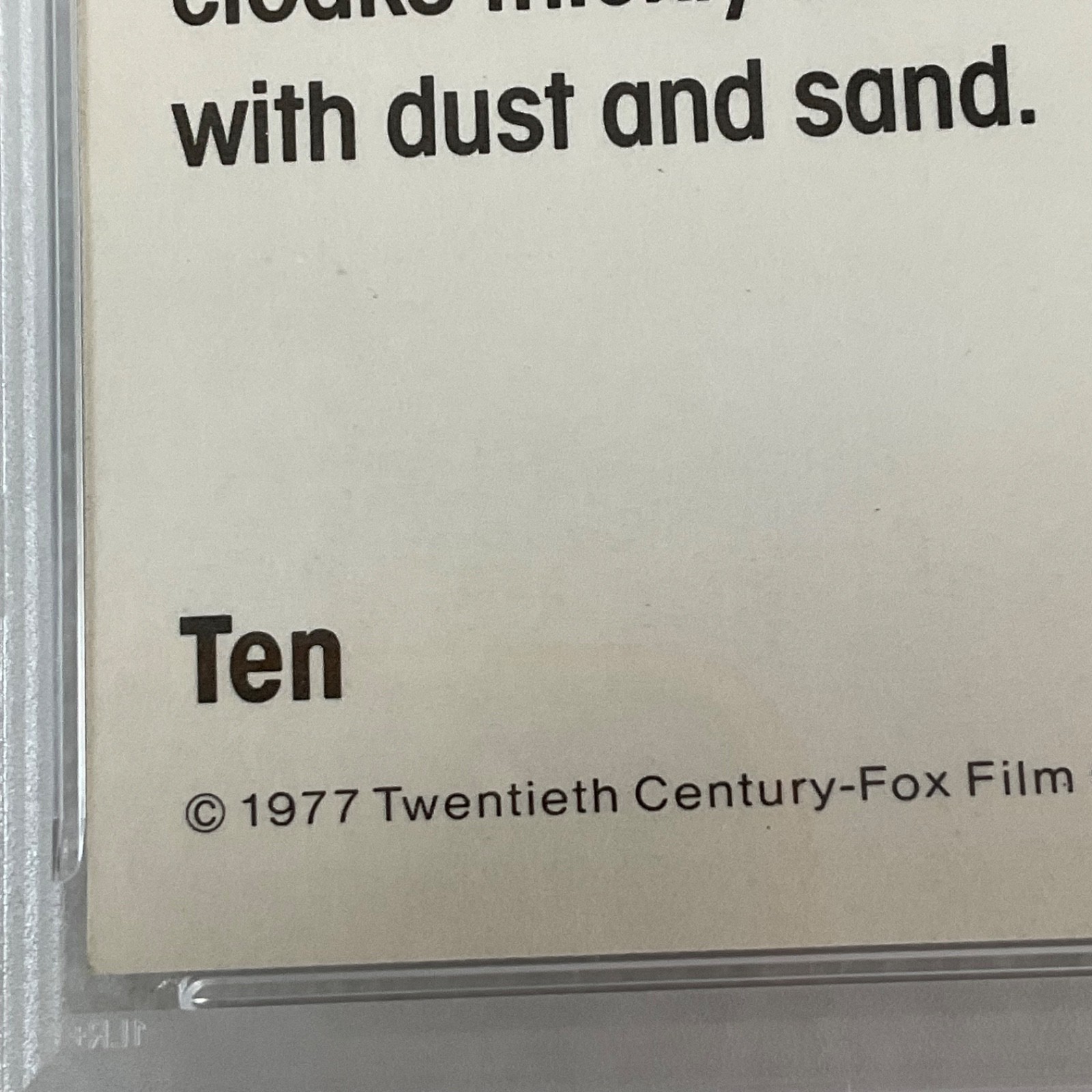Star Wars 1977 Wonder Bread Jawas #10 PSA 8 OC CERT#151033755 - Image 17