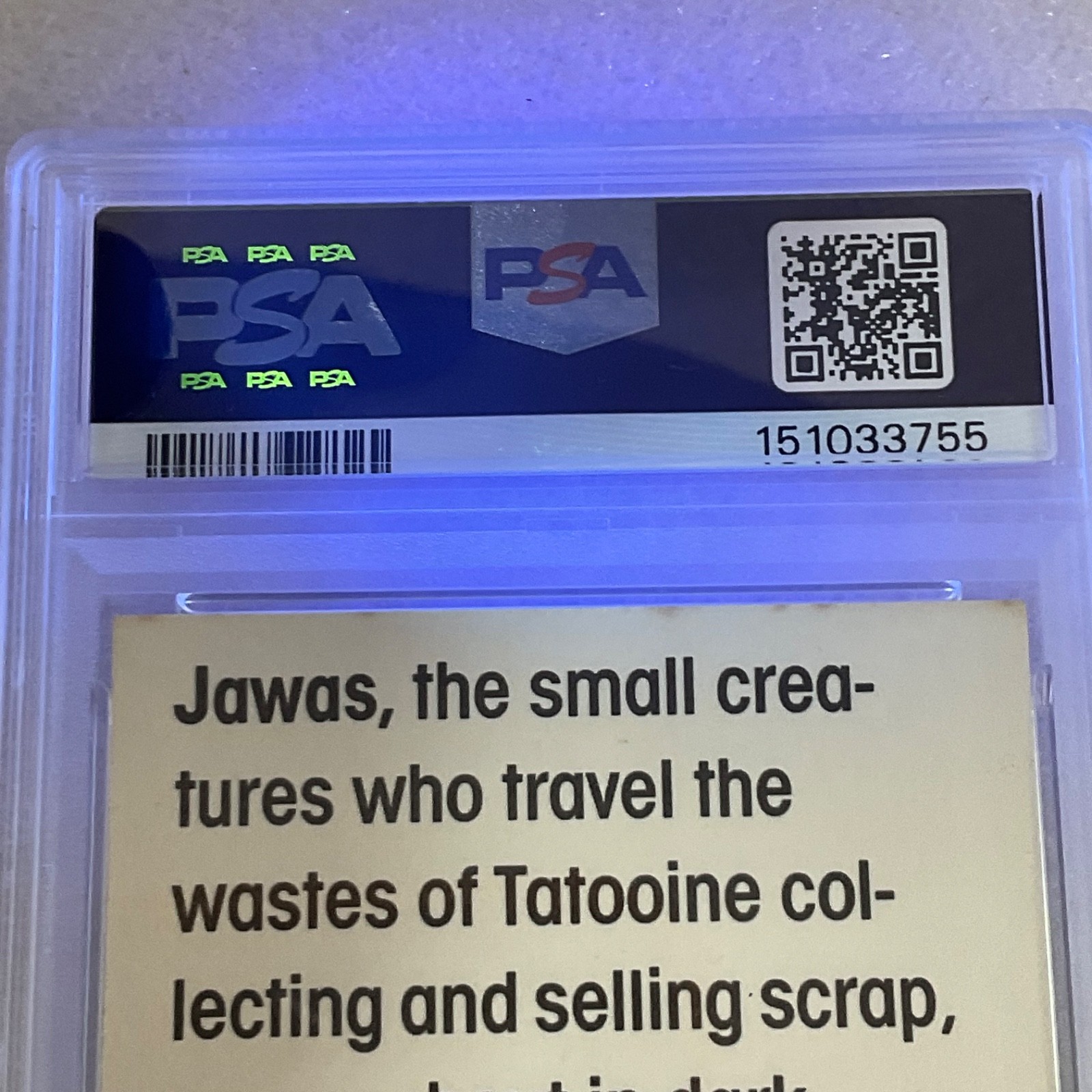 Star Wars 1977 Wonder Bread Jawas #10 PSA 8 OC CERT#151033755 - Image 18