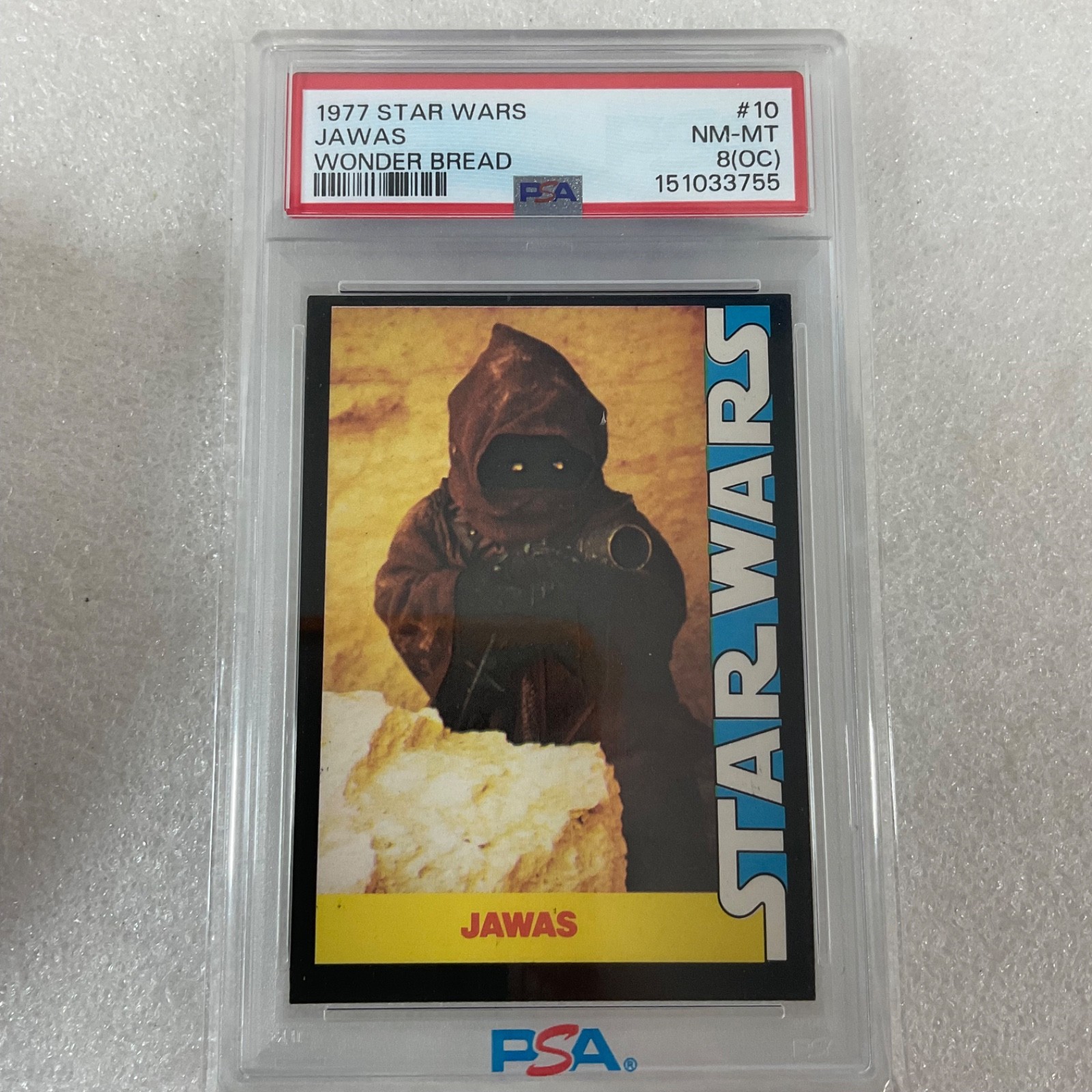 Star Wars 1977 Wonder Bread Jawas #10 PSA 8 OC CERT#151033755 - Image 20