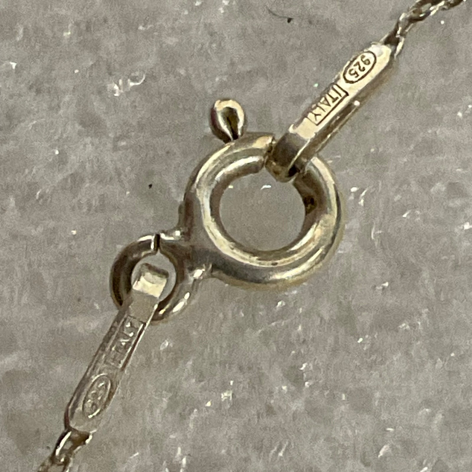 16in Italy 925 Silver Starfish Pendant Necklace 2.33g Nautical Jewelry - Image 11