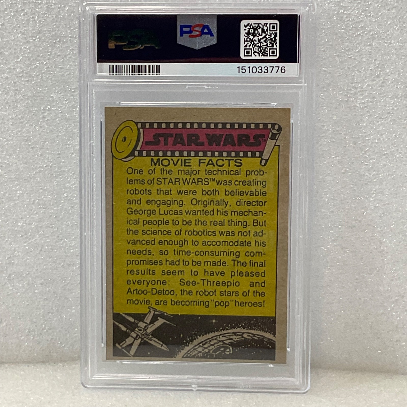 1977 Star Wars Luke Han Stormtroopers #35 PSA 8 OC CERT#151033776 - Image 6