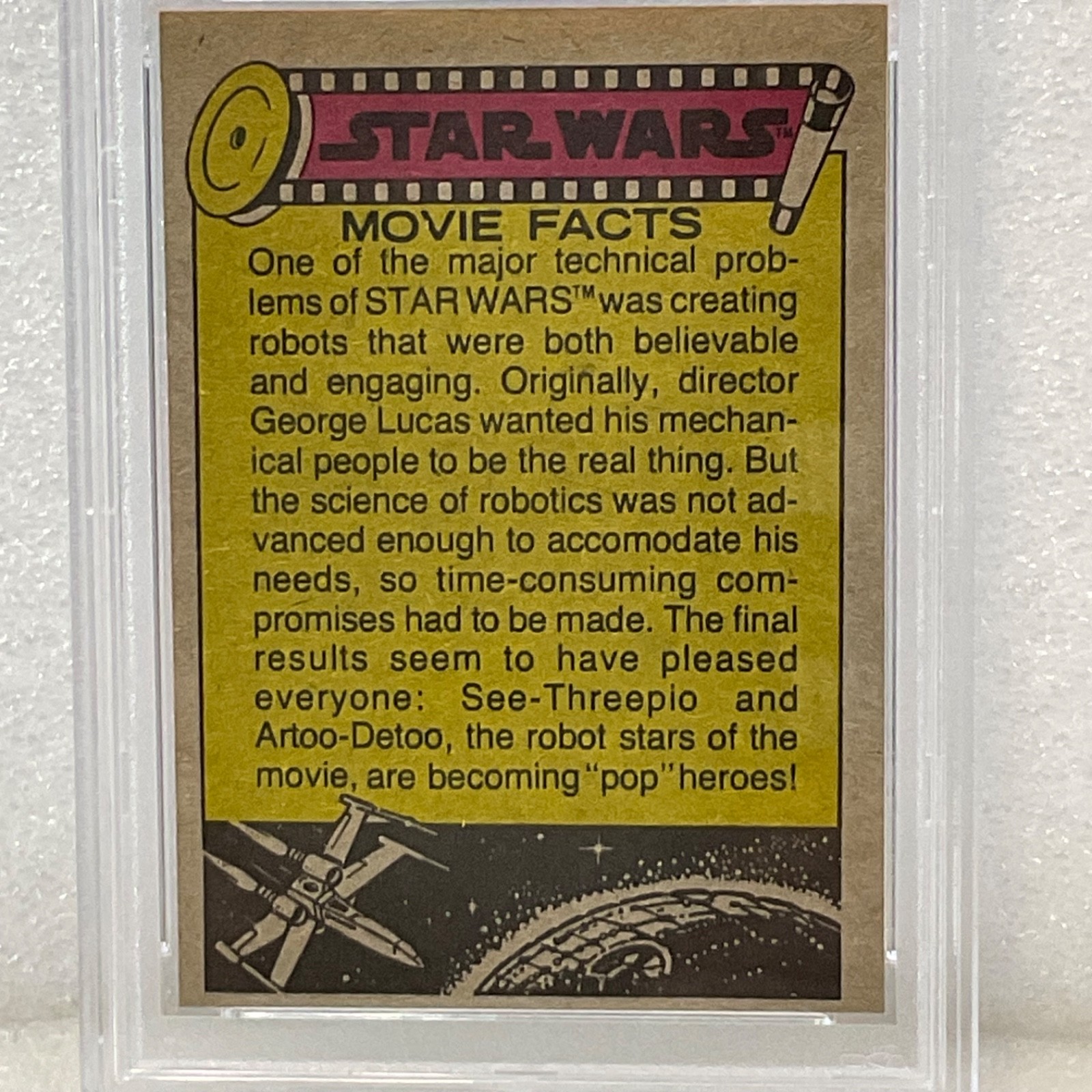 1977 Star Wars Luke Han Stormtroopers #35 PSA 8 OC CERT#151033776 - Image 7