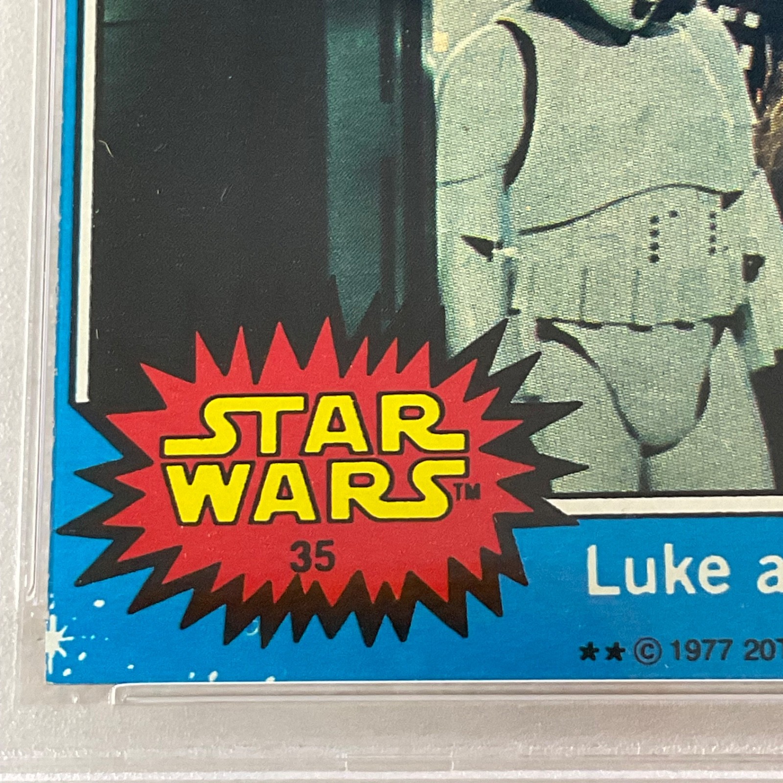 1977 Star Wars Luke Han Stormtroopers #35 PSA 8 OC CERT#151033776 - Image 12