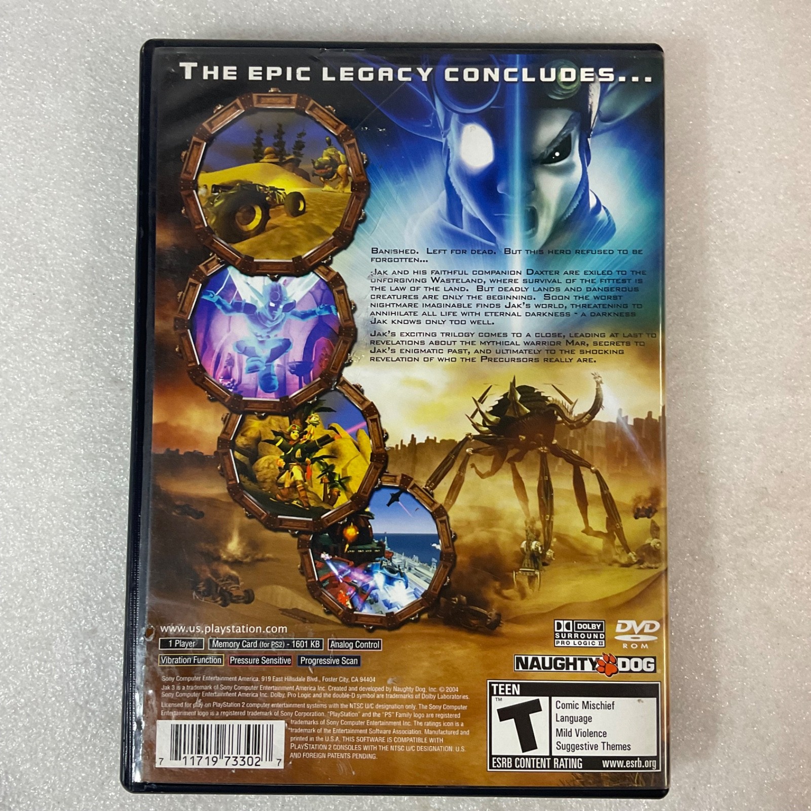 Jak 3 (Sony PlayStation 2, 2004) Complete CIB w/ Manual & Tested - PS2 Game - Image 2