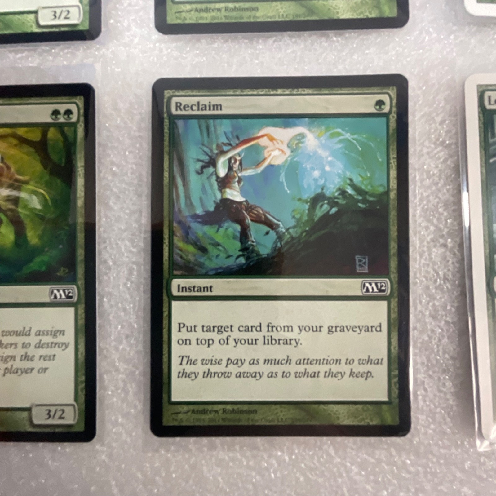 MTG 20 Card Green Lot Garruk's Companion Lone Wolf Crown of Vigor Mixed - Image 7
