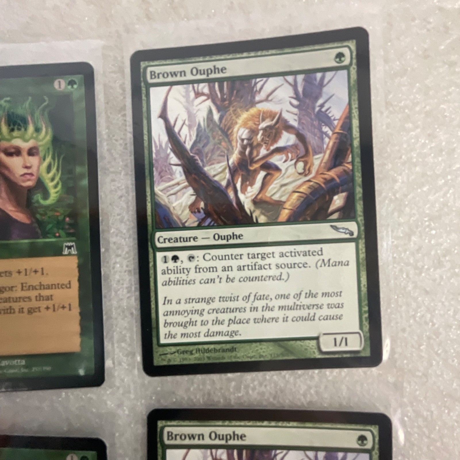 MTG 20 Card Green Lot Garruk's Companion Lone Wolf Crown of Vigor Mixed - Image 19