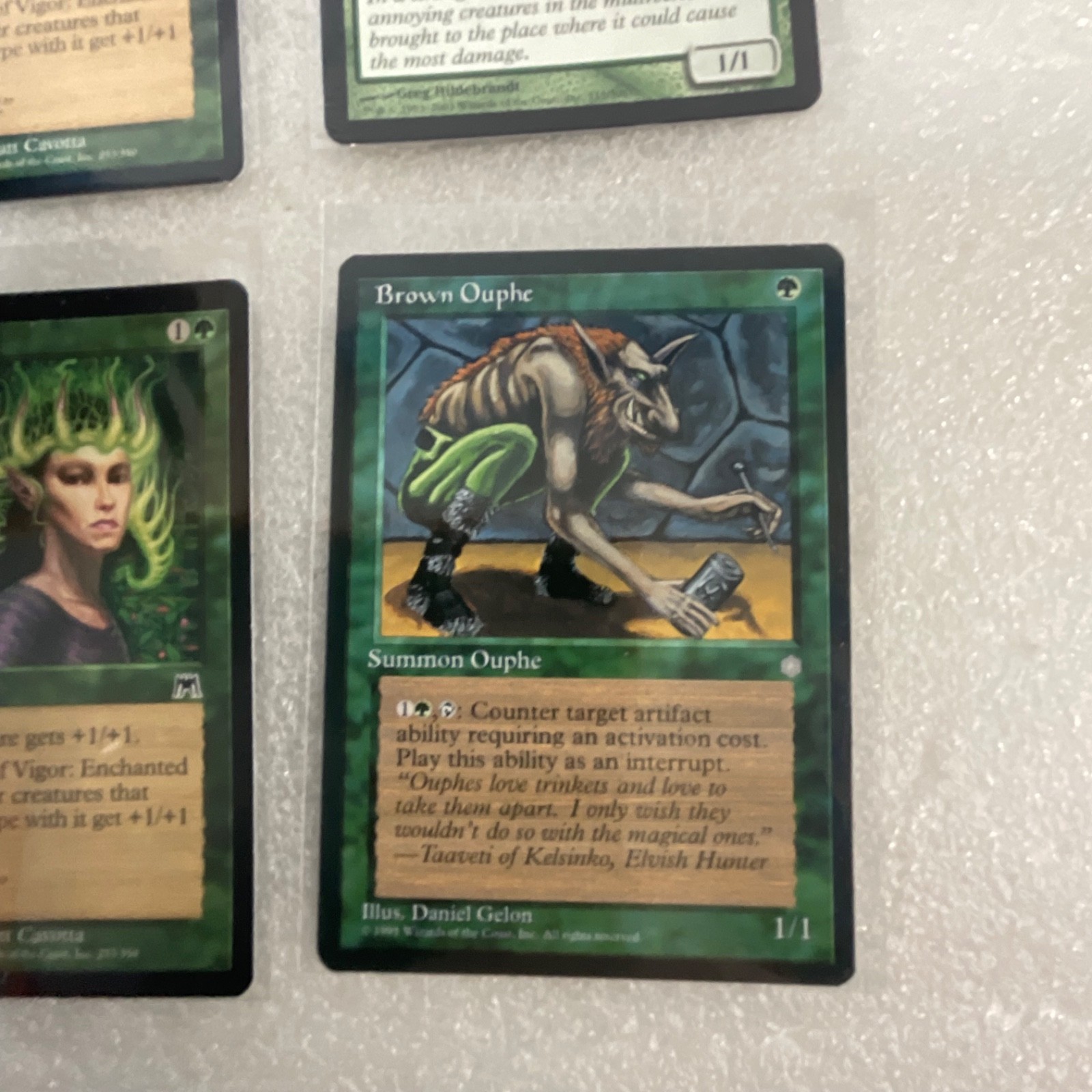 MTG 20 Card Green Lot Garruk's Companion Lone Wolf Crown of Vigor Mixed - Image 22