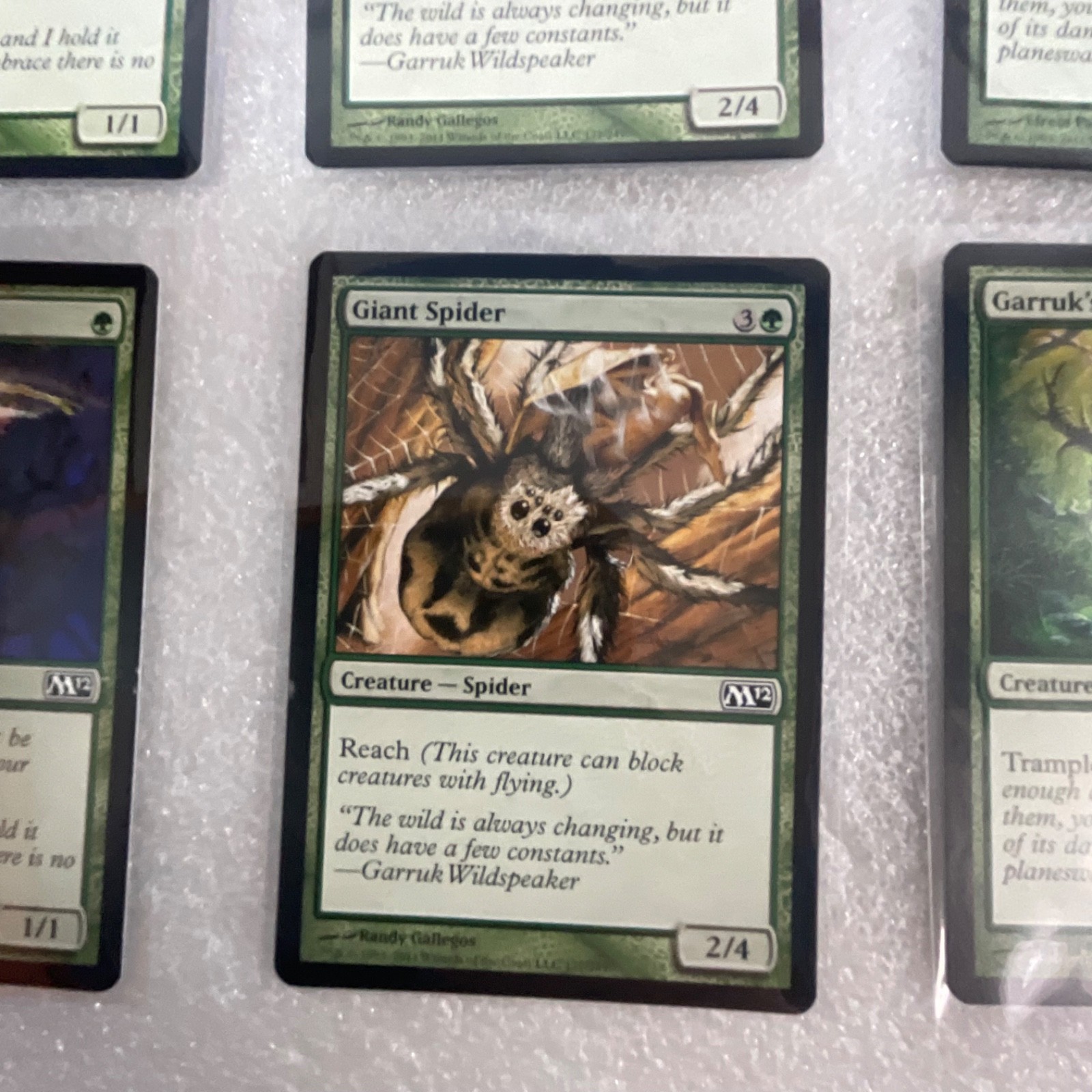 MTG 20 Card Green Lot M12 Garruk's Companion Giant Spider Gladecover Scout - Image 14