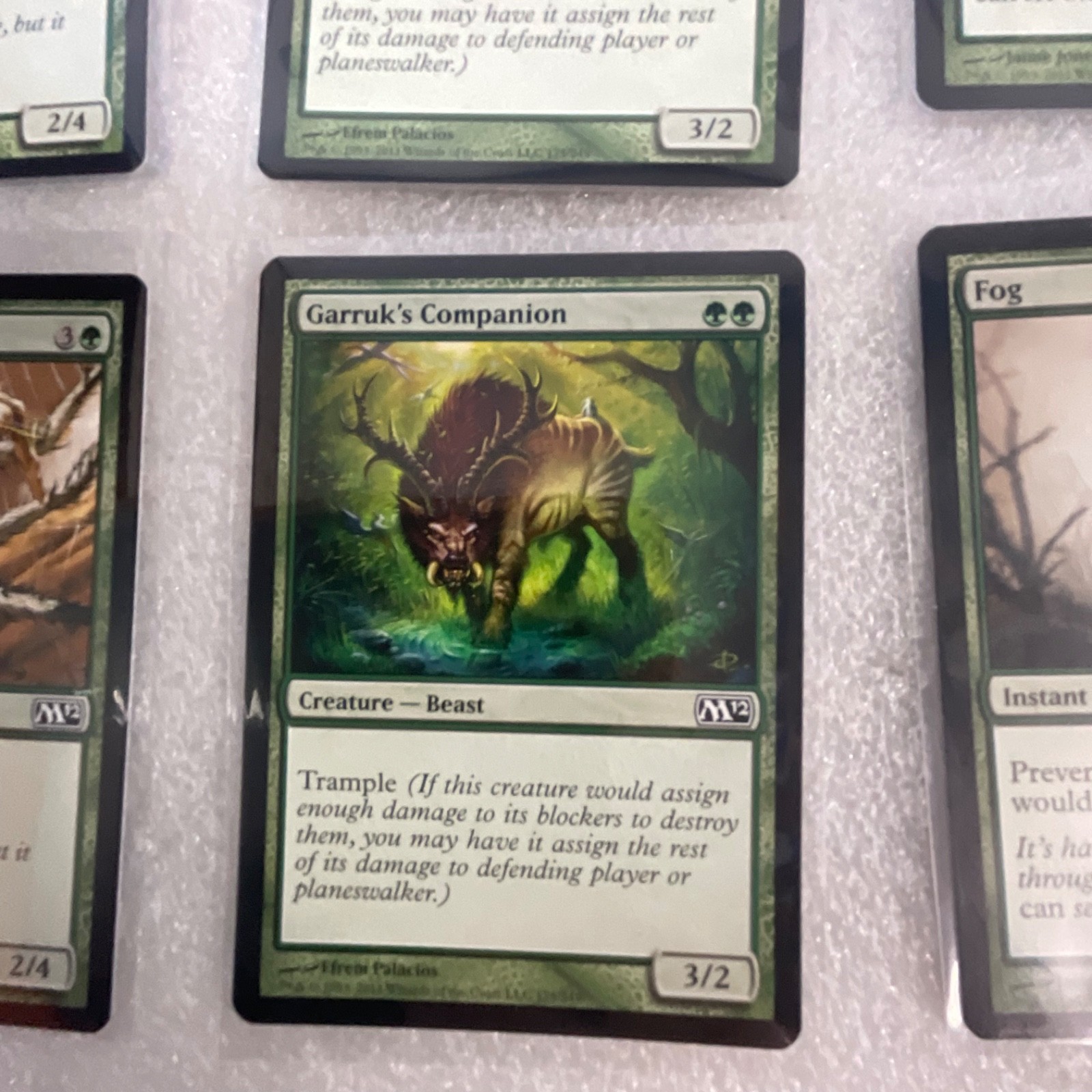 MTG 20 Card Green Lot M12 Garruk's Companion Giant Spider Gladecover Scout - Image 15