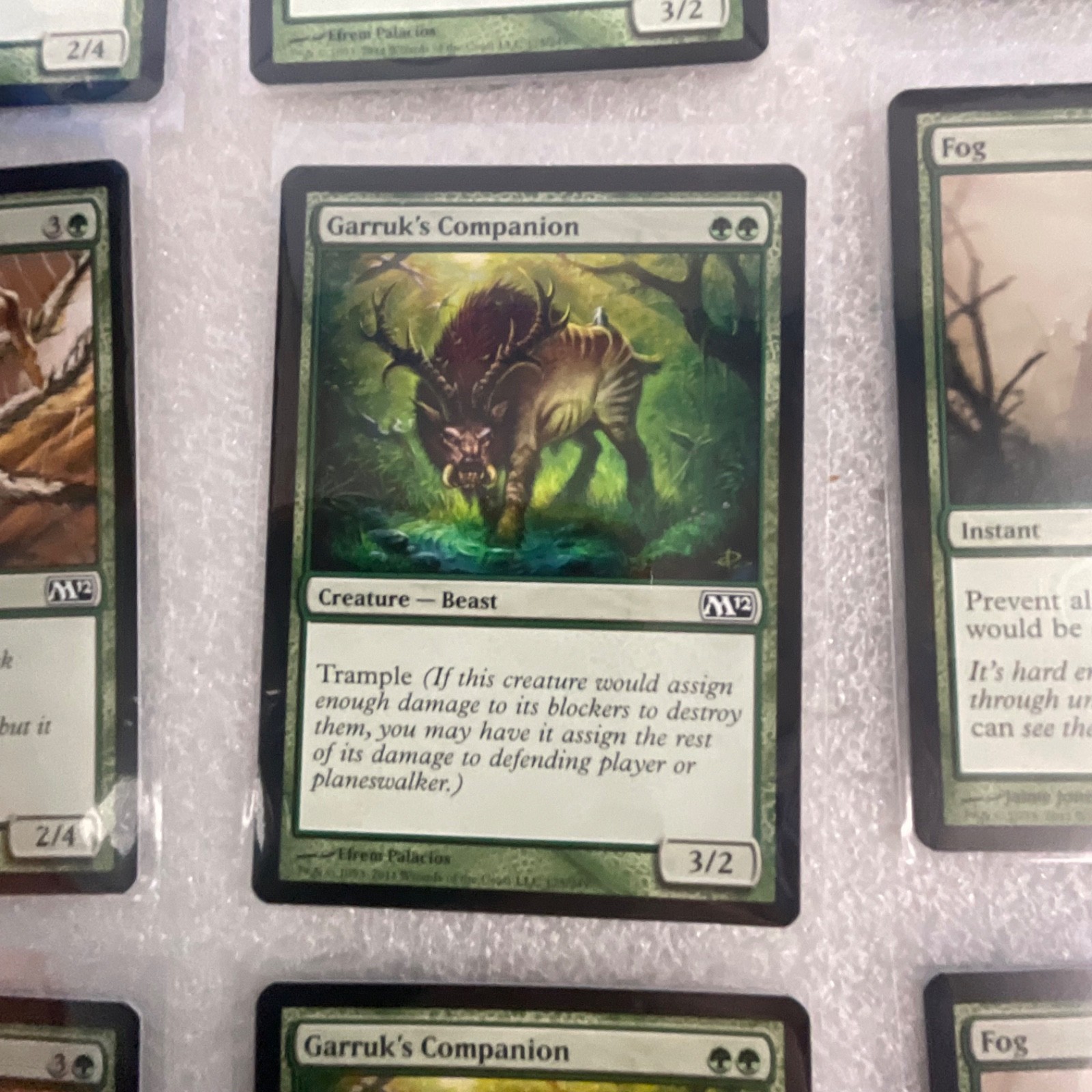 MTG 20 Card Green Lot M12 Garruk's Companion Giant Spider Gladecover Scout - Image 16