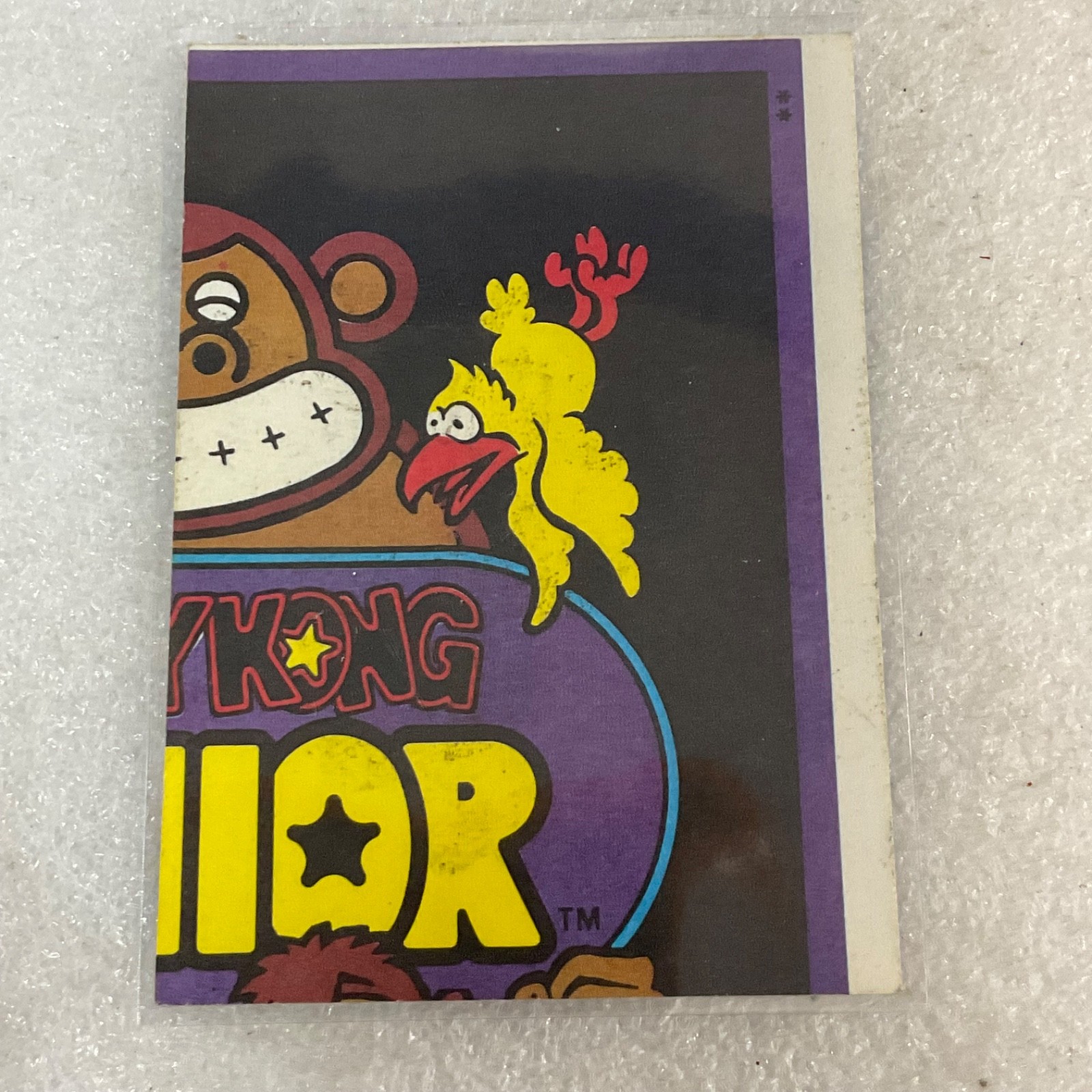 1983 Topps Video City Donkey Kong Junior Sticker Card Lot of 5 - Image 8