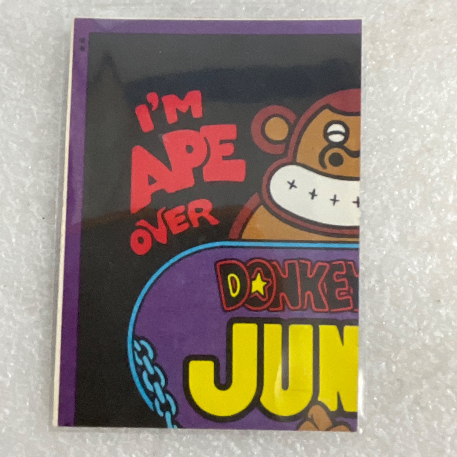1983 Topps Video City Donkey Kong Junior Sticker Card Lot of 5 - Image 6
