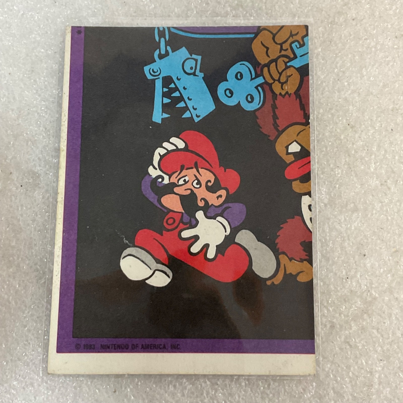 1983 Topps Video City Donkey Kong Junior Sticker Card Lot of 5 - Image 10