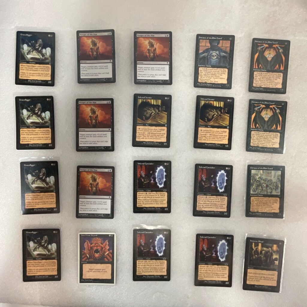 MTG 20 Card Black Lot Gravedigger Innocent Blood Mixed Sets - Image 1