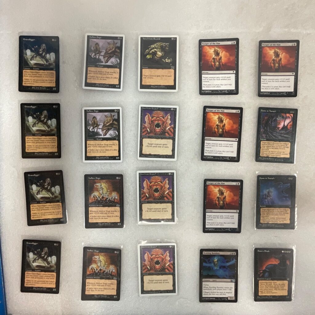 MTG 20 Card Black Lot Hymn to Tourach Ihsan’s Shade Mixed Sets - Image 1