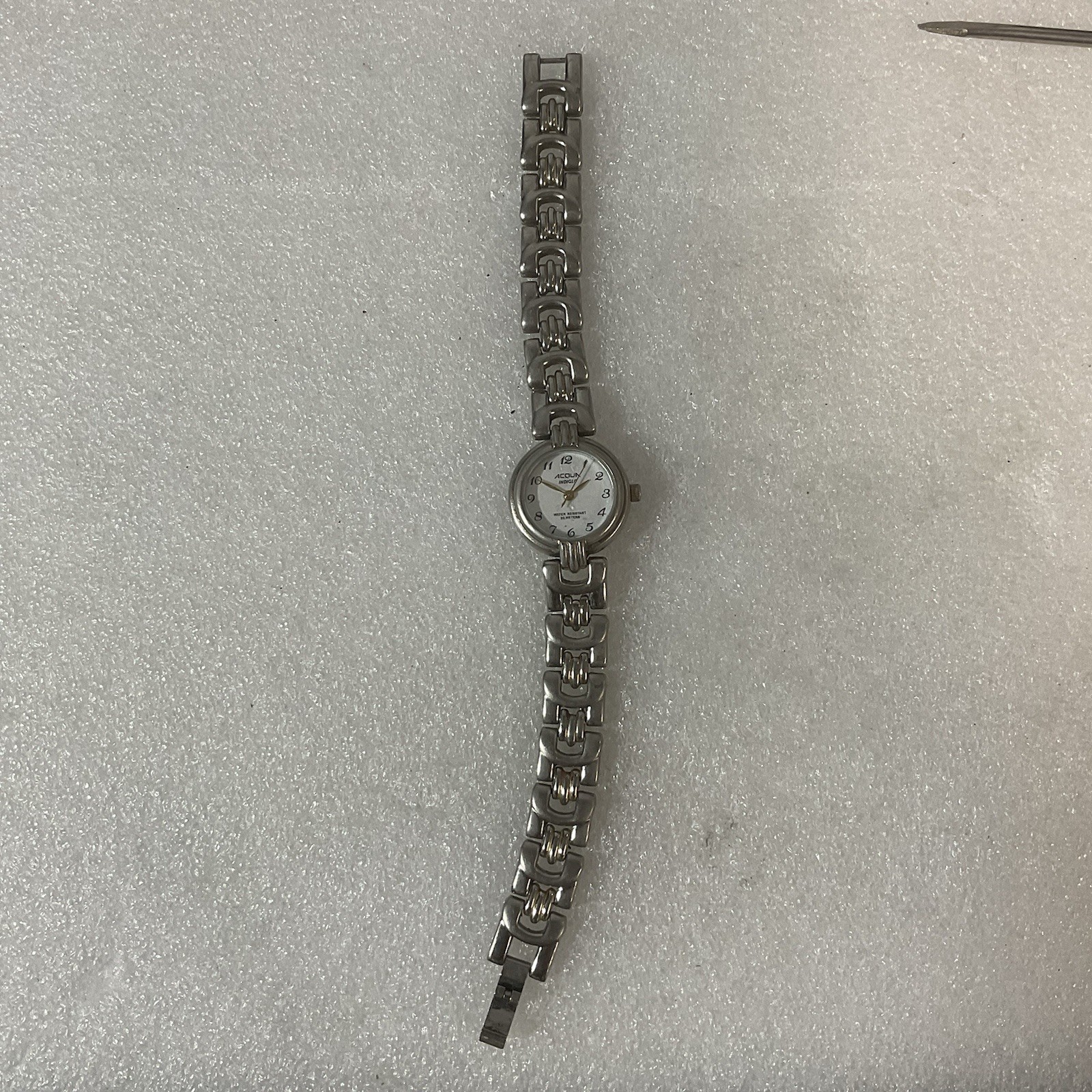 Acqua Indiglo water resistant 30 Meters M9 Silver Toned Watch - Image 12