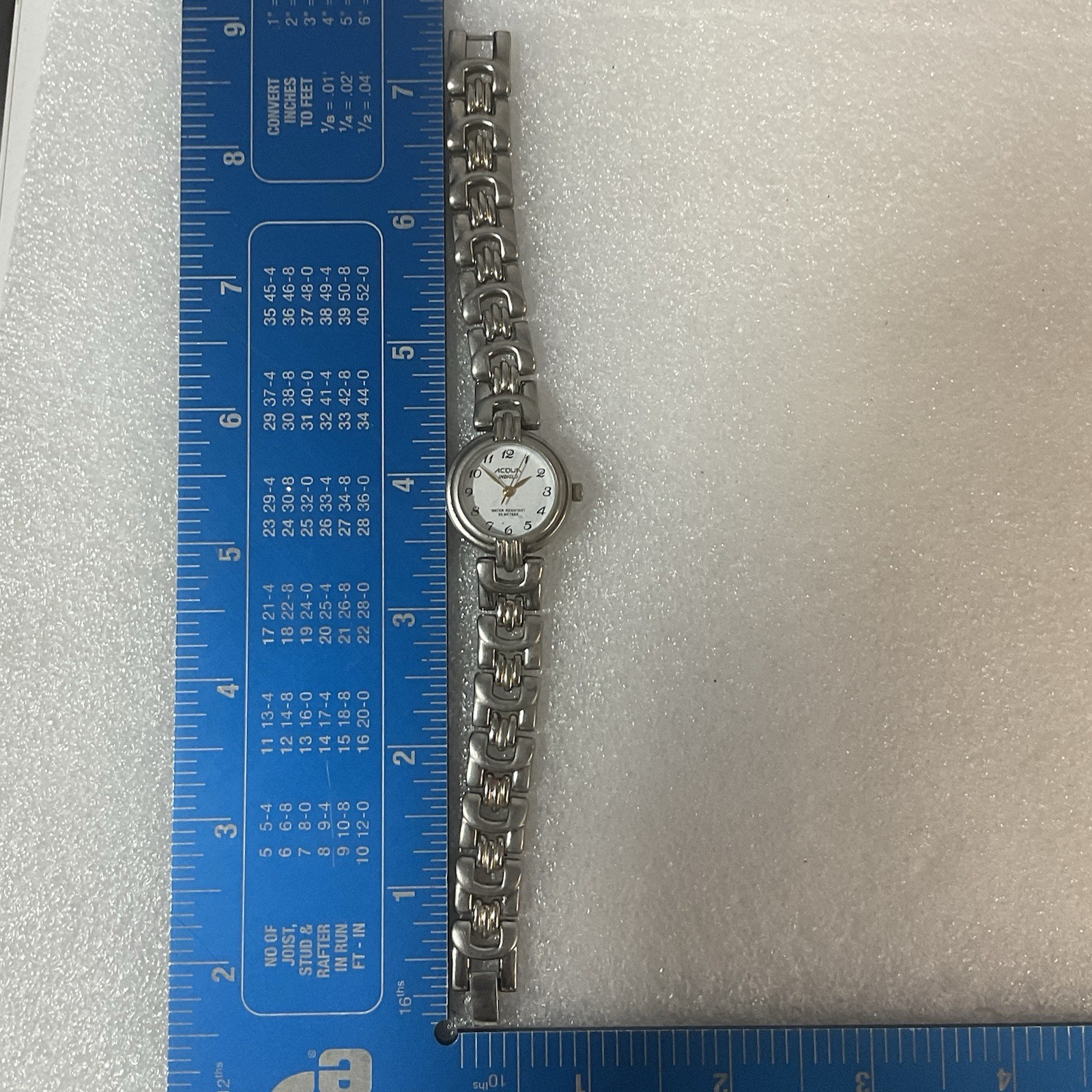 Acqua Indiglo water resistant 30 Meters M9 Silver Toned Watch - Image 22