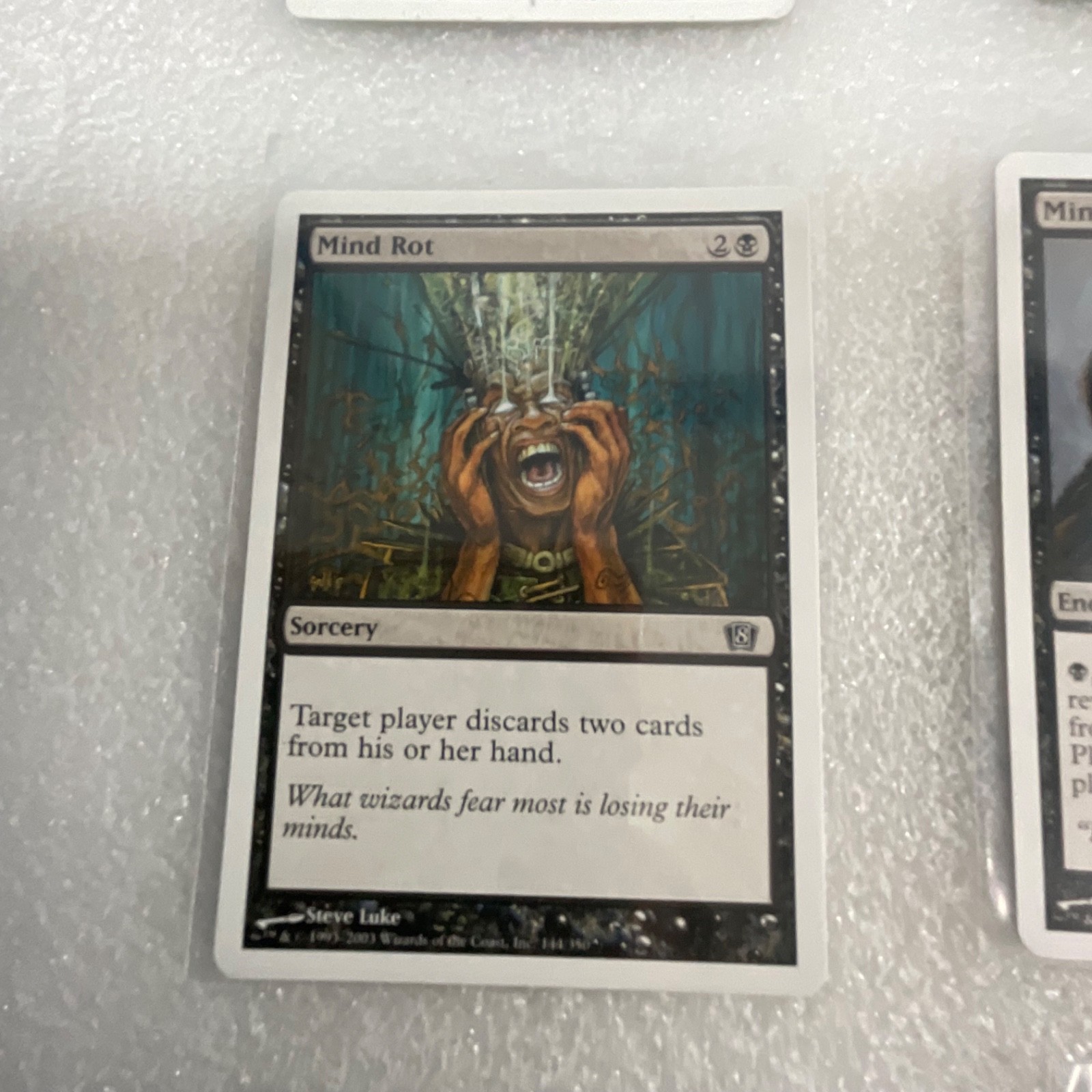 MTG 20 Card Black Lot Mind Rot Mephitic Ooze Mindstab Thrull Mixed Sets - Image 5