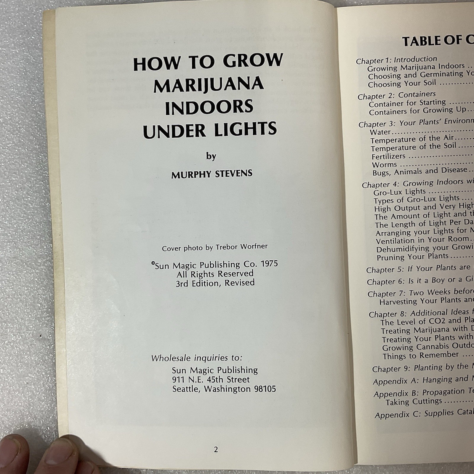 How to Grow Marijuana Indoors Under Lights 1975 Murphy Stevens 3rd Ed - Image 9