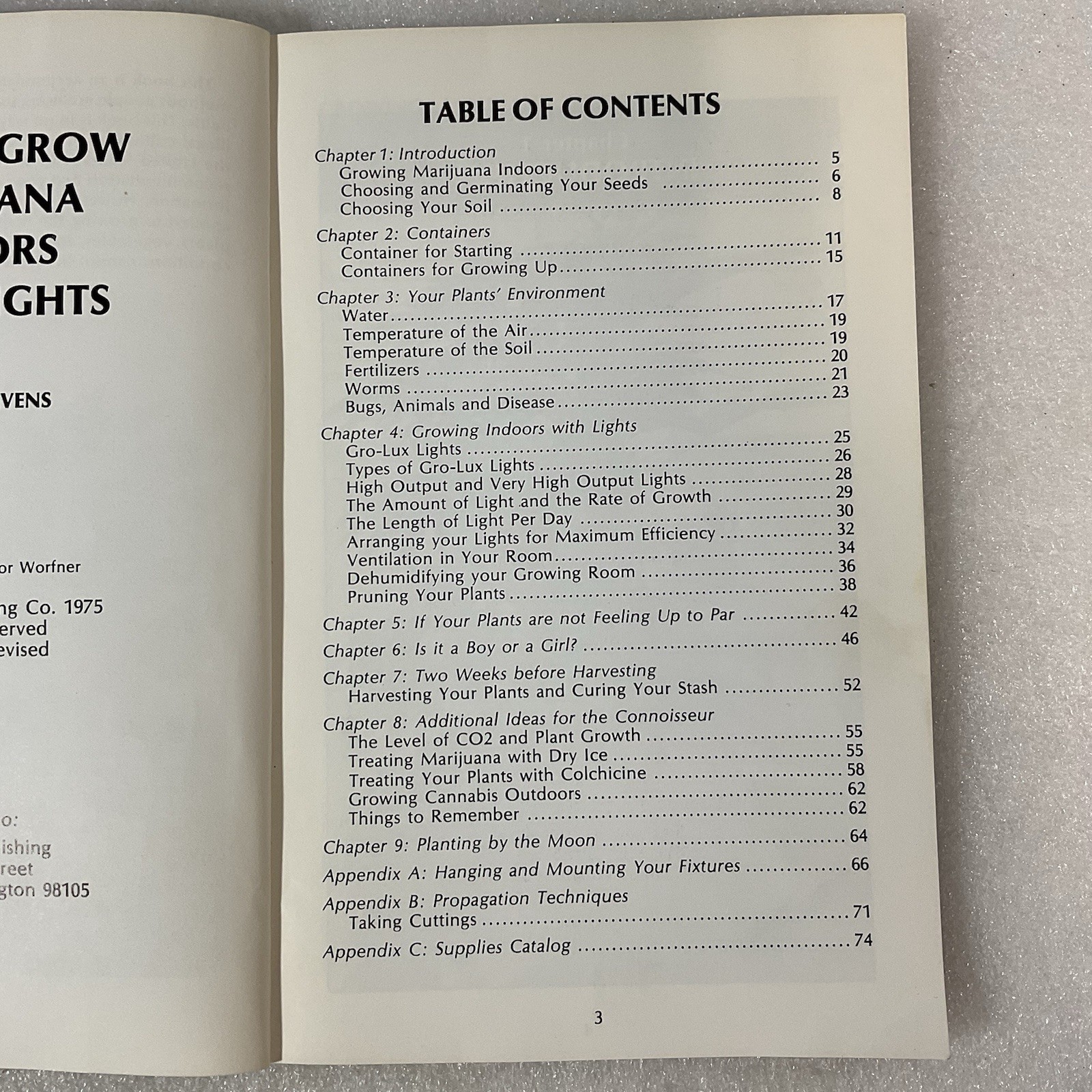 How to Grow Marijuana Indoors Under Lights 1975 Murphy Stevens 3rd Ed - Image 14