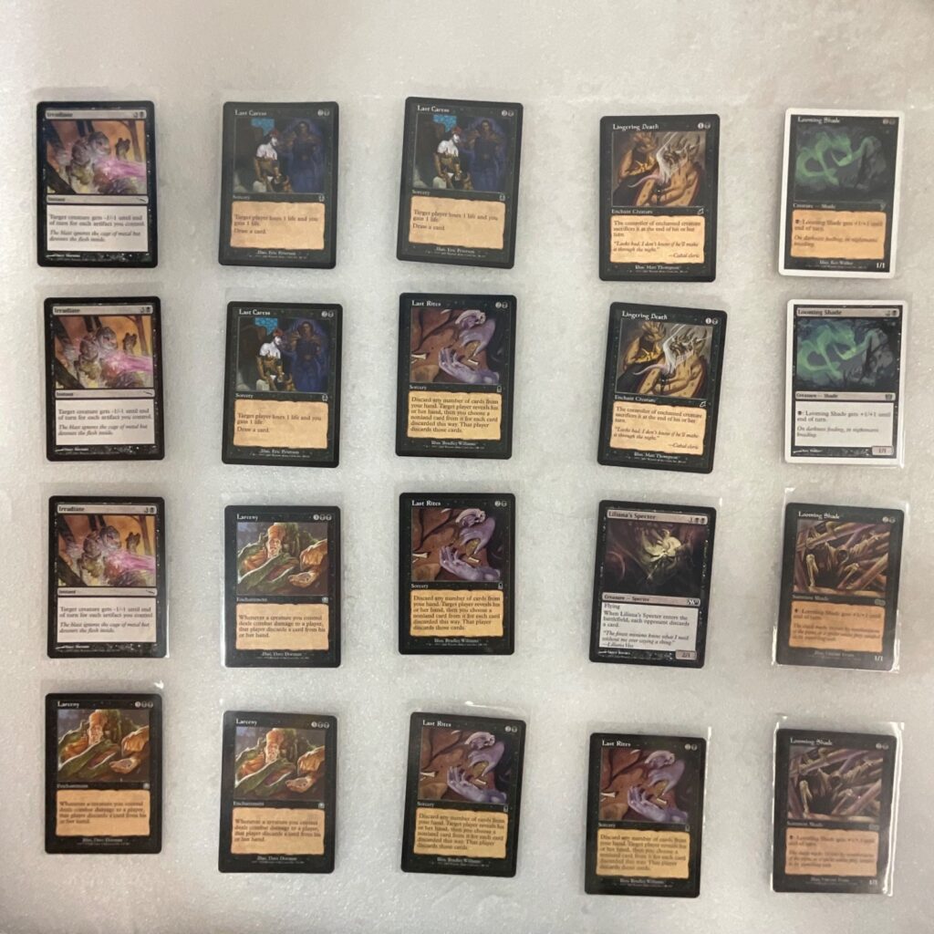 MTG 20 Card Black Lot Larceny Last Rites Looming Shade Mixed Sets - Image 1