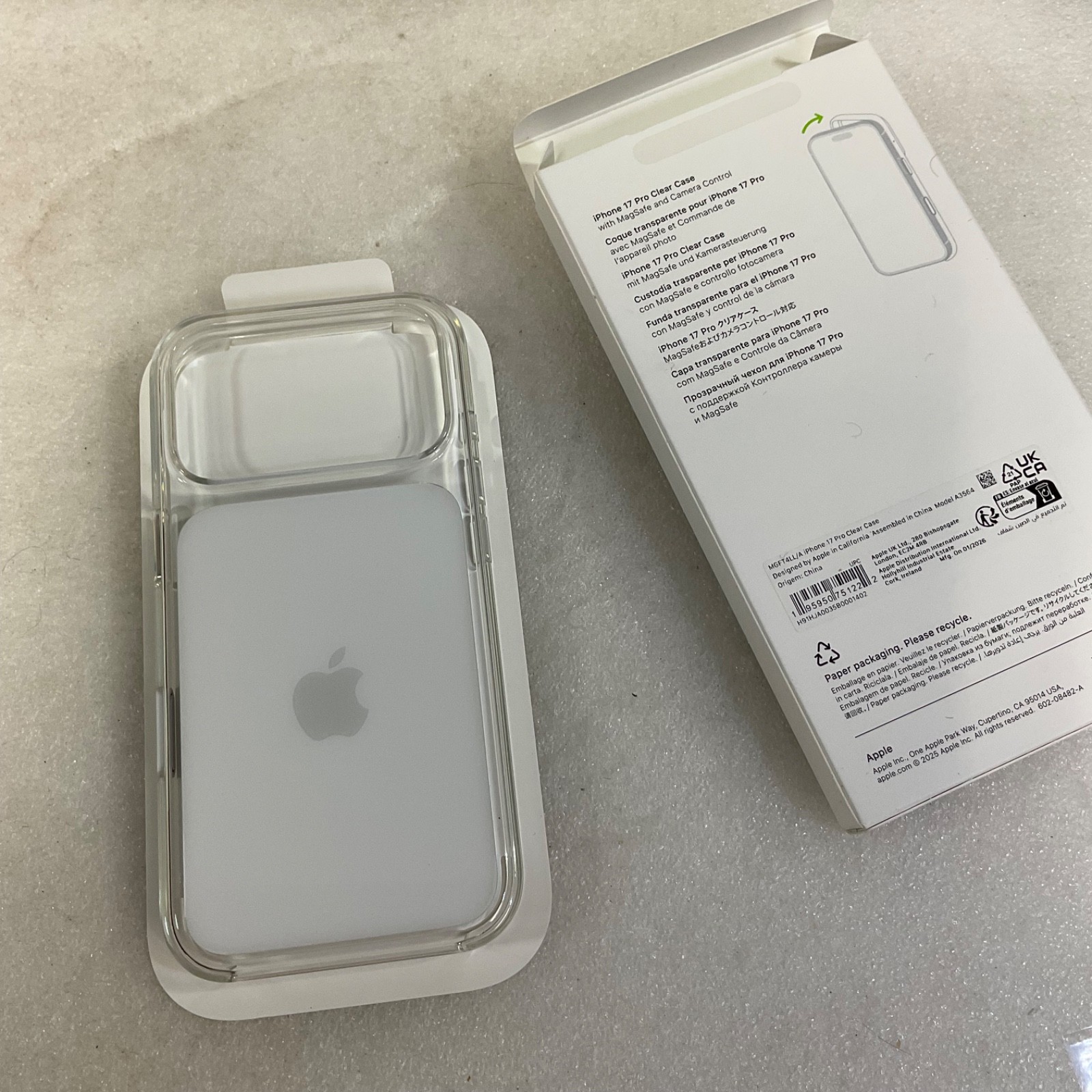 Apple iPhone 17 Pro Clear Case MagSafe Camera Control A3564 Open Box - Image 6