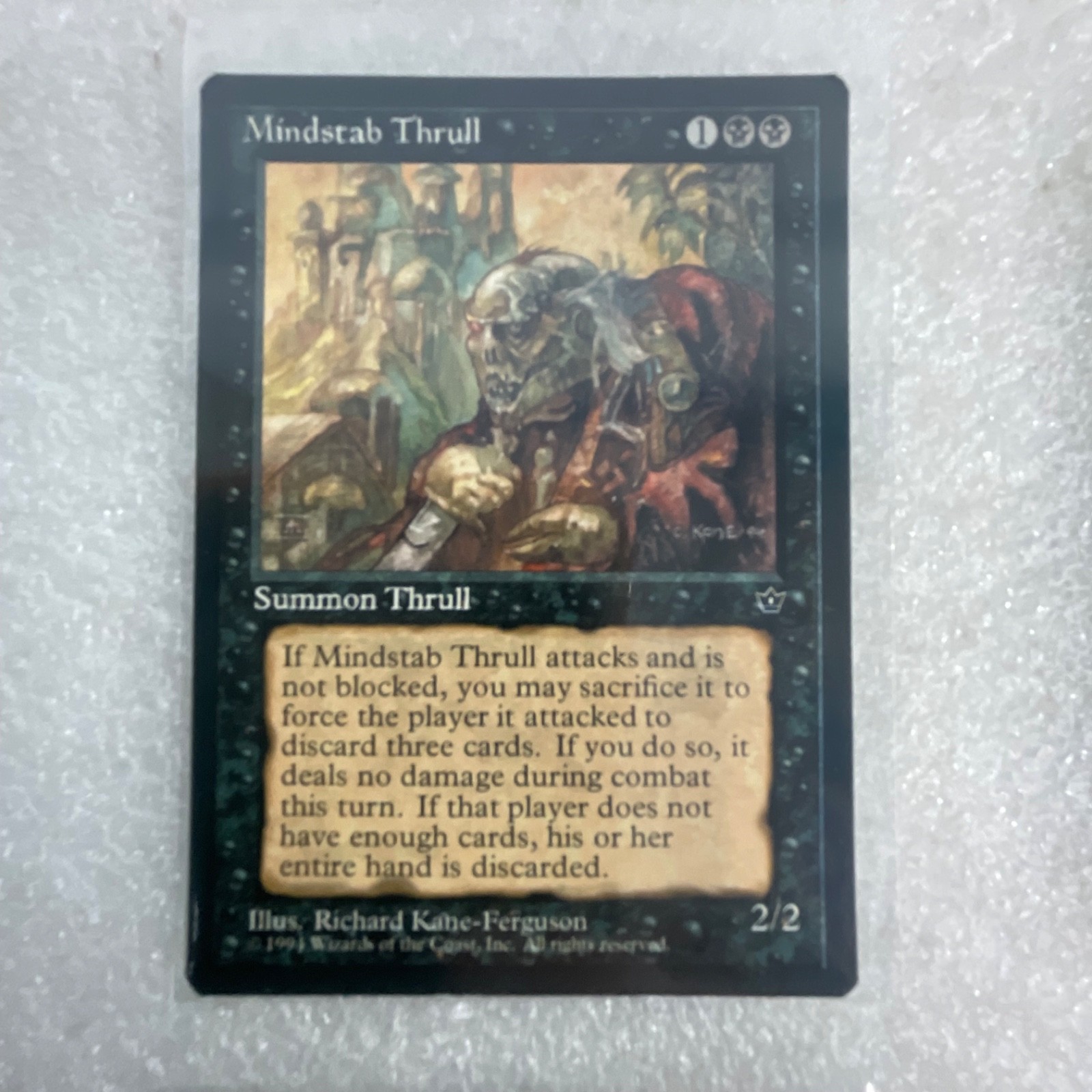 MTG 20 Card Black Lot Mind Rot Mephitic Ooze Mindstab Thrull Mixed Sets - Image 18