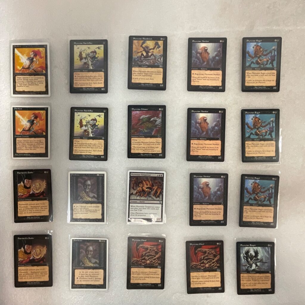 MTG 20 Card Phyrexian Lot Paralyze Pestilence Rager Mixed Sets - Image 1