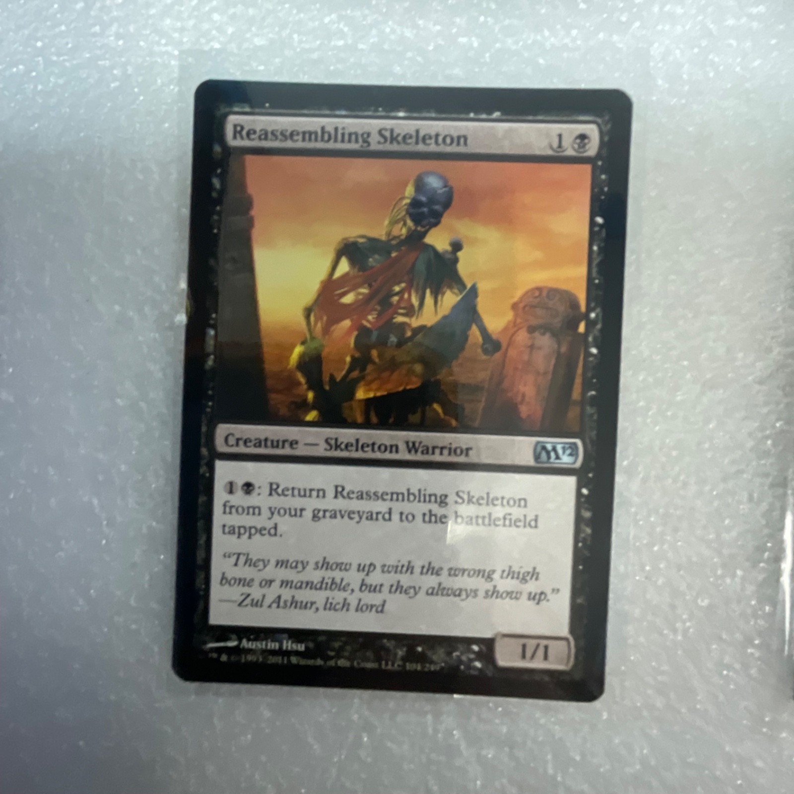 MTG 20 Card Black Lot Reassembling Skeleton Scathe Zombies Mixed Sets - Image 6