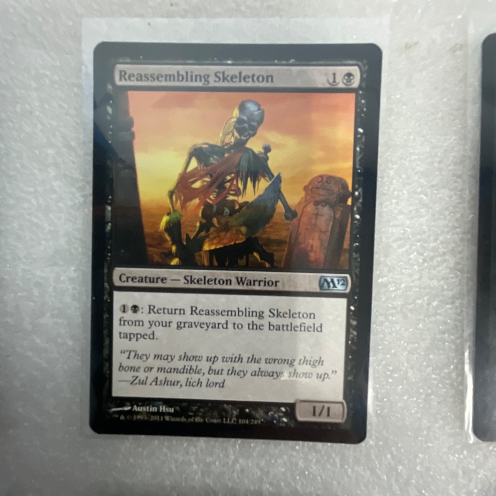 MTG 20 Card Black Lot Reassembling Skeleton Scathe Zombies Mixed Sets - Image 10