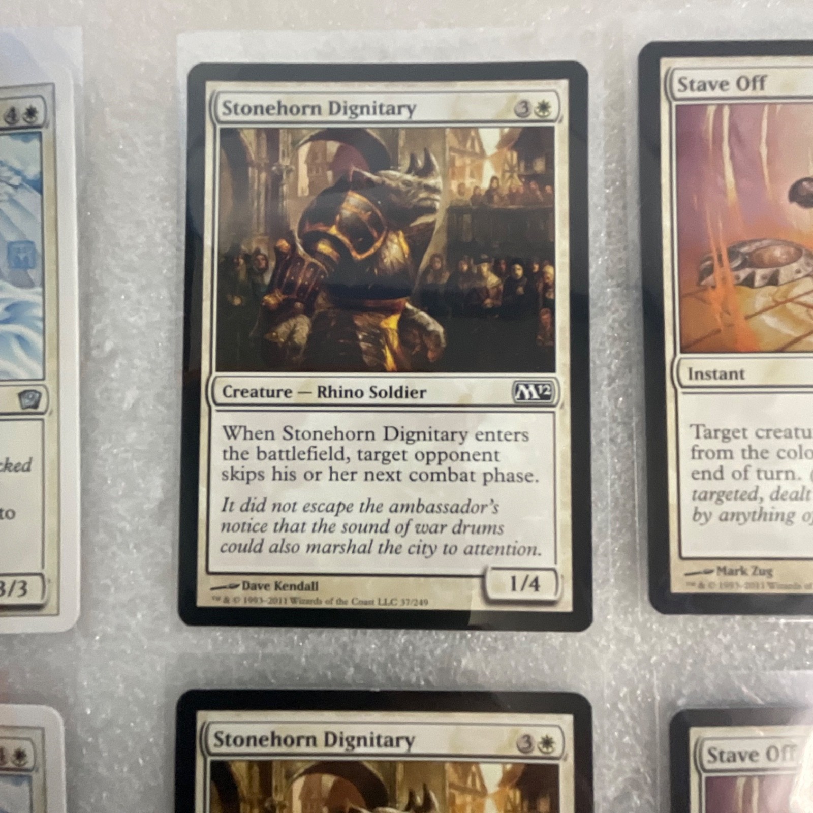 MTG 20 Card White Lot M12 Mixed w/ Pacifism Gideon's Lawkeeper Griffin Sentinel - Image 10