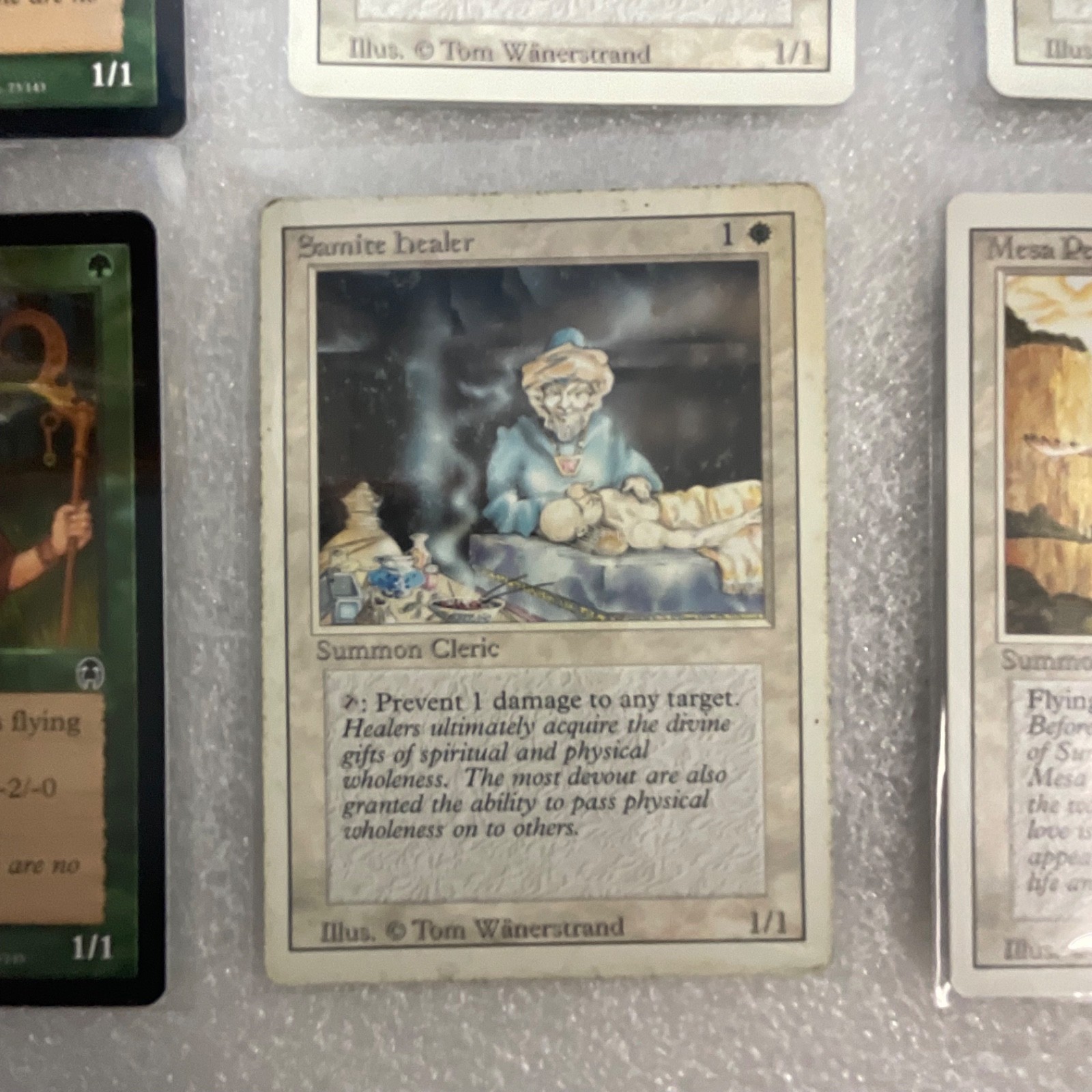 MTG 20 Card Lot Ana Disciple Darksteel + Revised White Cards Pegasus Salve - Image 7