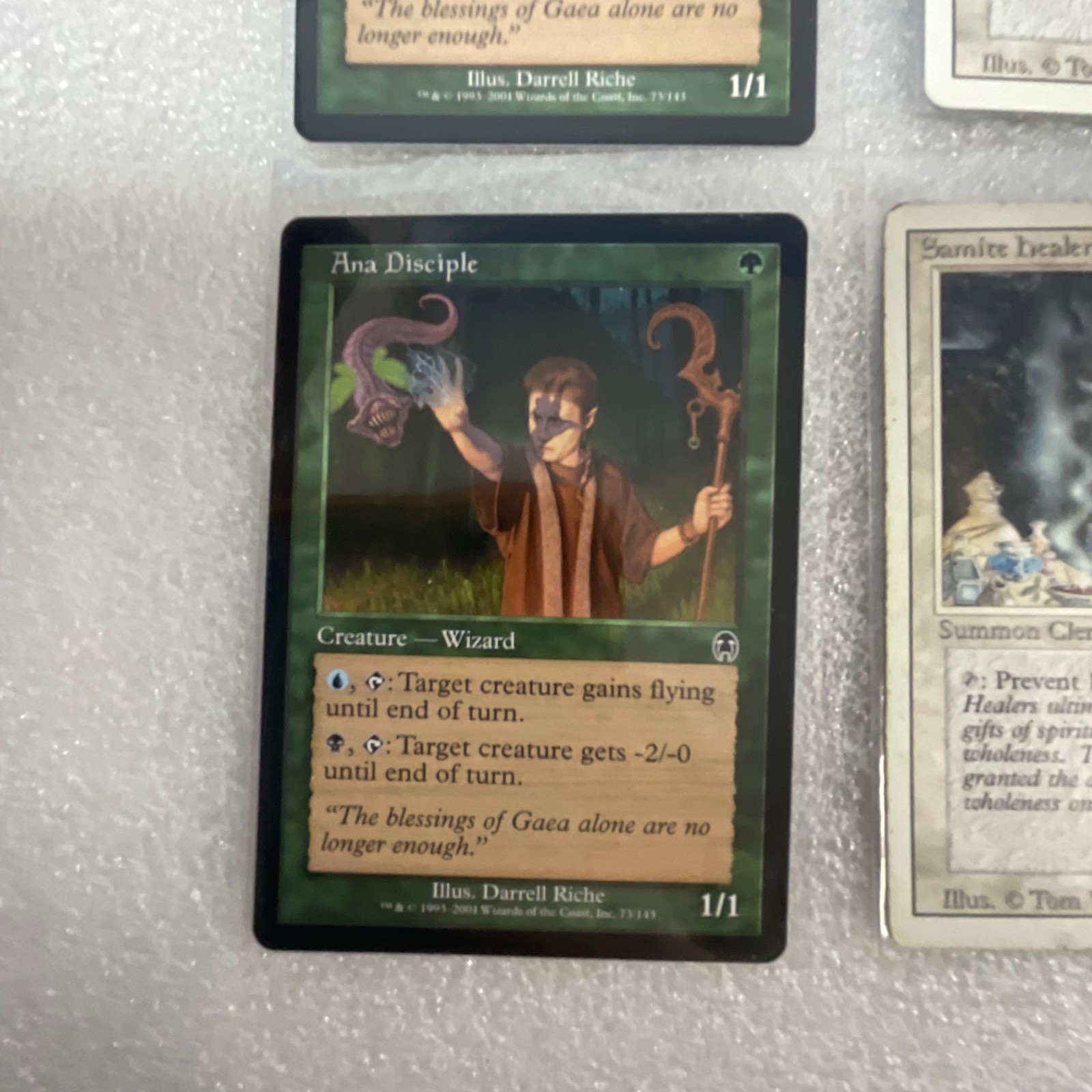 MTG 20 Card Lot Ana Disciple Darksteel + Revised White Cards Pegasus Salve - Image 6