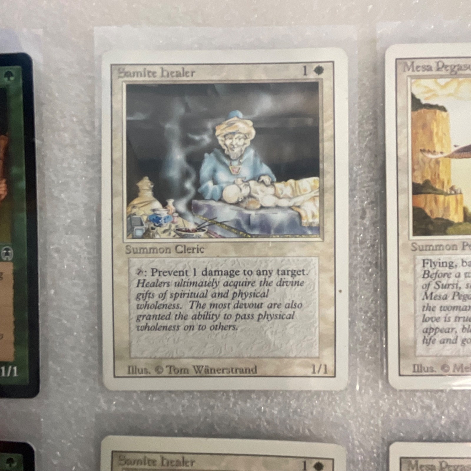 MTG 20 Card Lot Ana Disciple Darksteel + Revised White Cards Pegasus Salve - Image 10