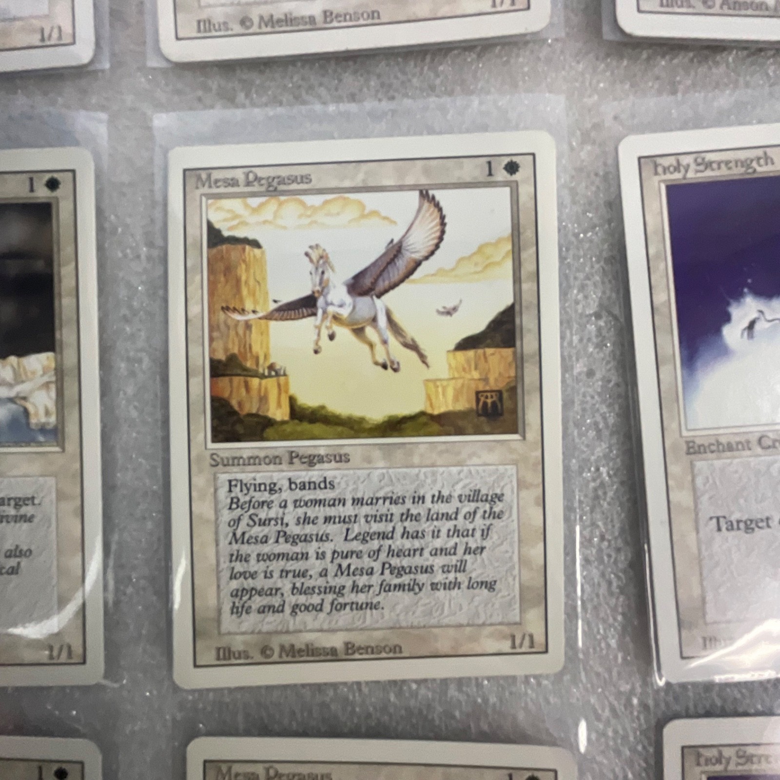 MTG 20 Card Lot Ana Disciple Darksteel + Revised White Cards Pegasus Salve - Image 12