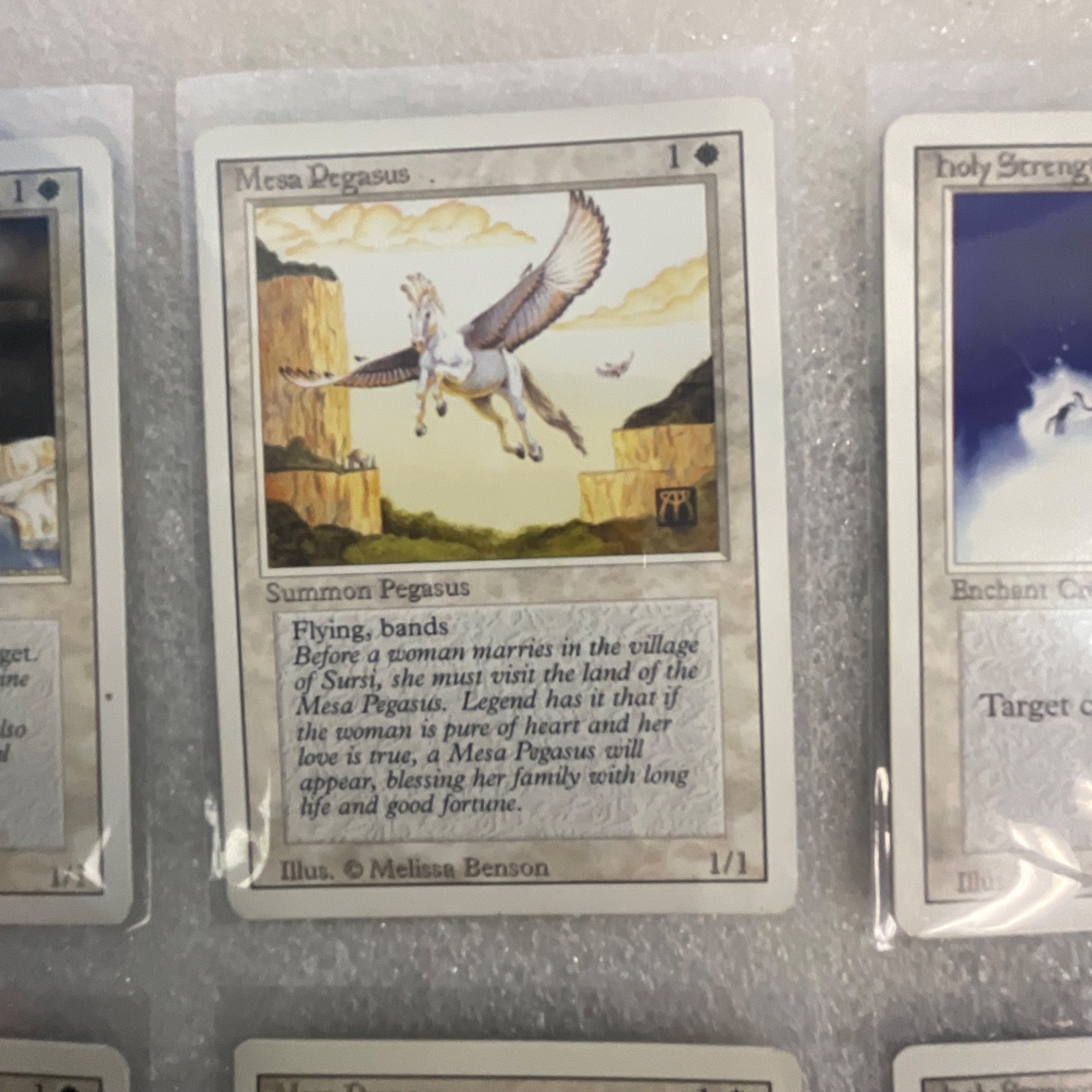 MTG 20 Card Lot Ana Disciple Darksteel + Revised White Cards Pegasus Salve - Image 11